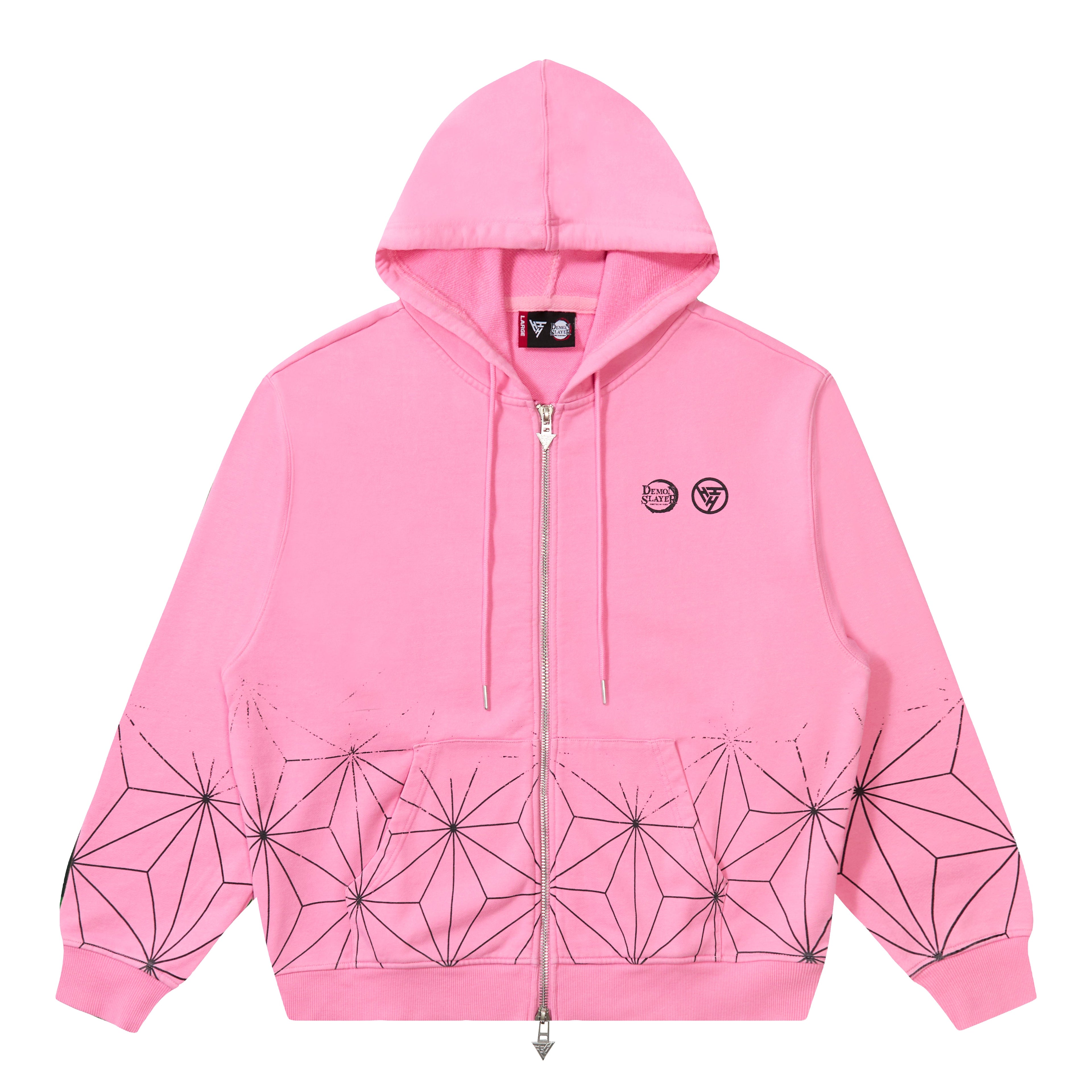 DEMON SLAYER NEZUKO GRADIENT HOODIE (PINK)