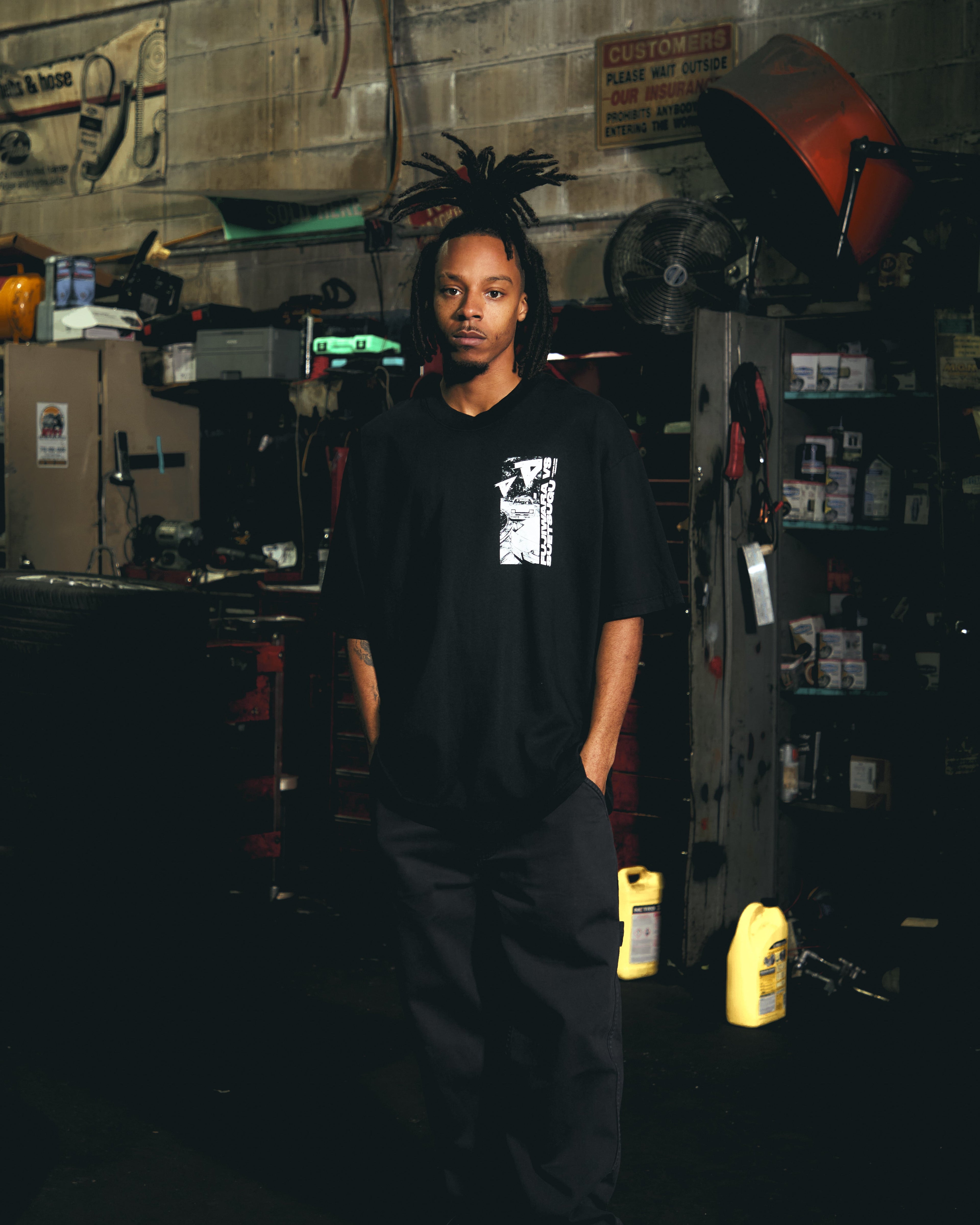 INITIAL D FUJI VS SUETSU SHIRT (BLACK)