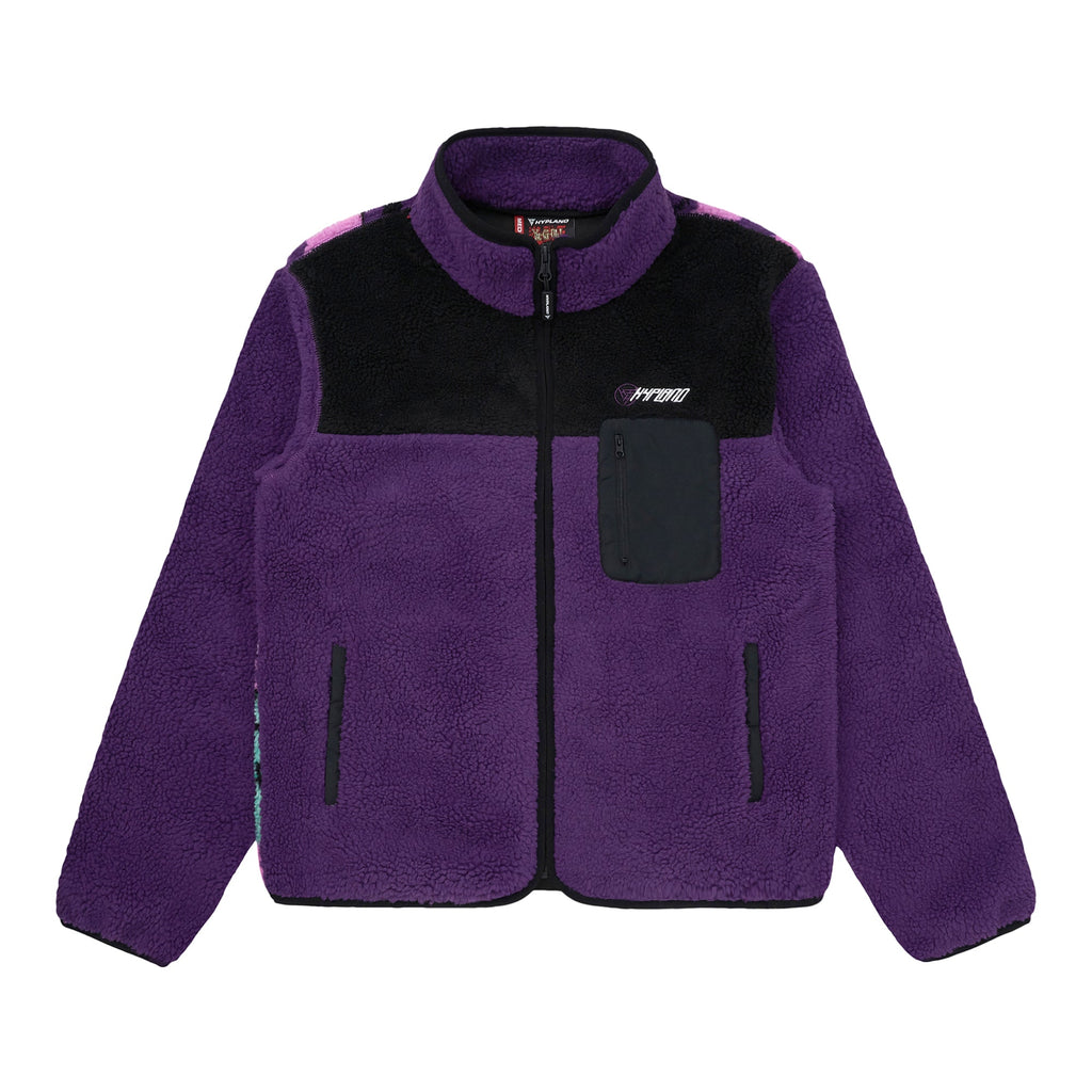 YUGIOH DARK MAGICIAN SHERPA JACKET (PURPLE)