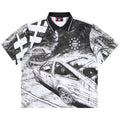 INITIAL D MANGA POLO SHIRT (BLACK)