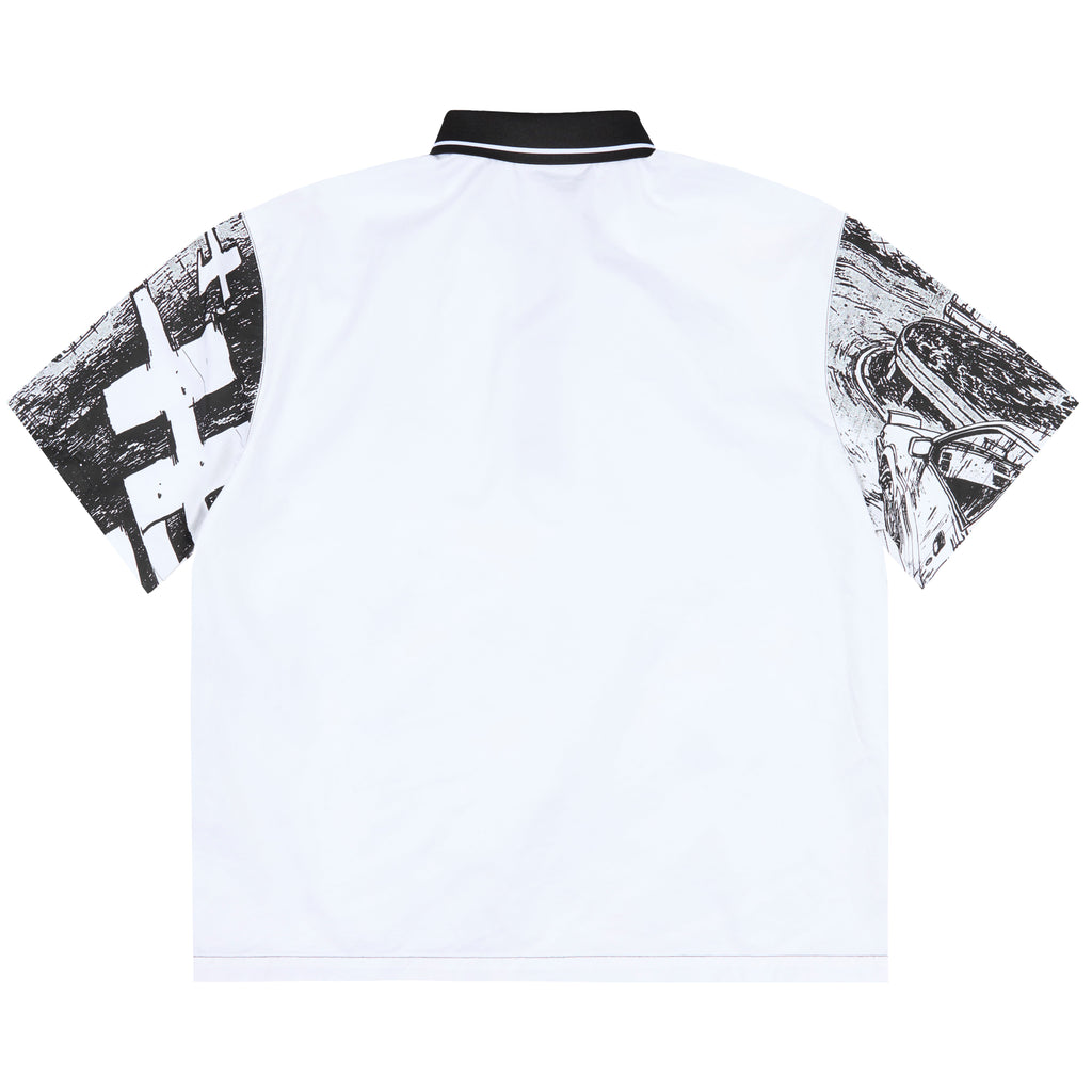 INITIAL D MANGA POLO SHIRT (BLACK)