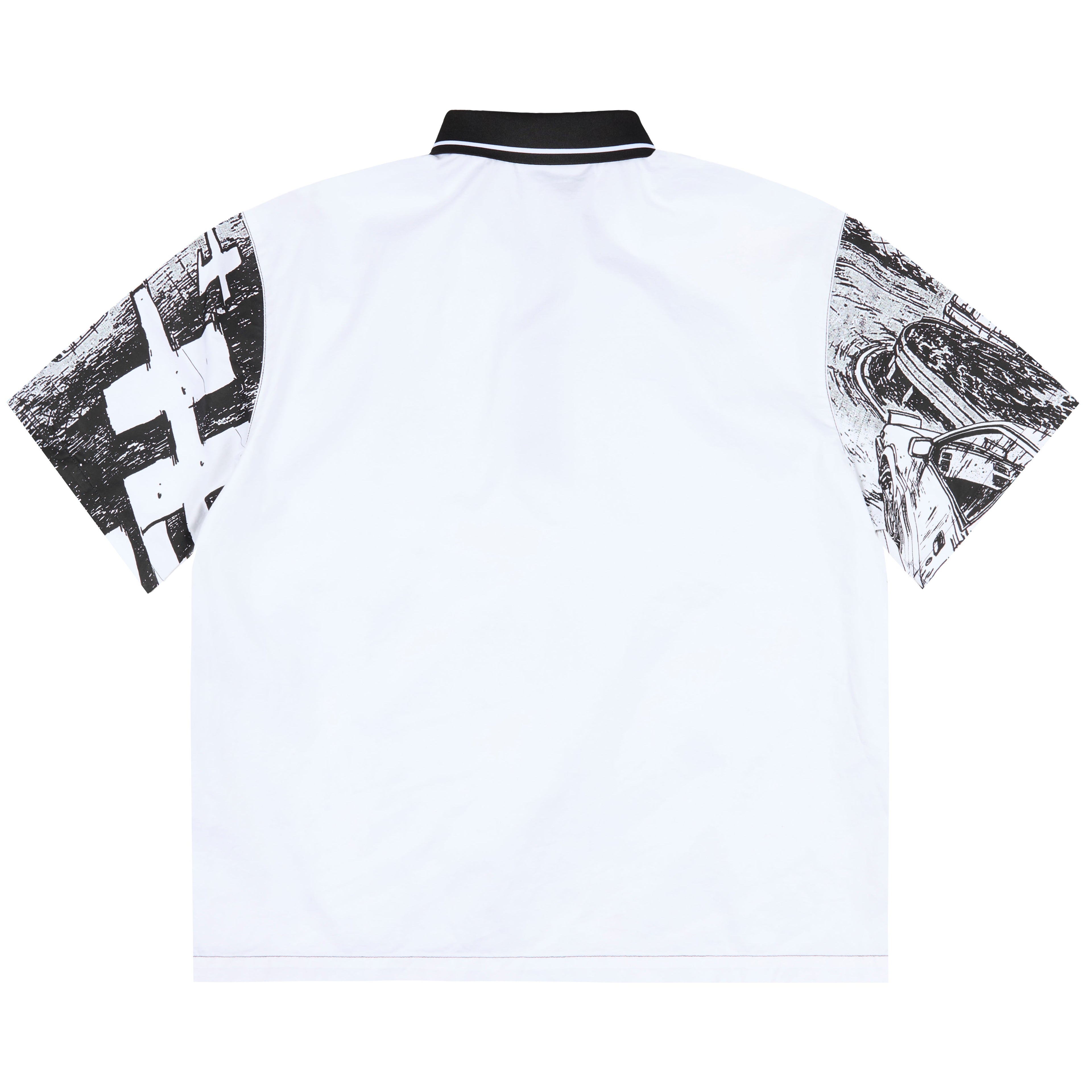 INITIAL D MANGA POLO SHIRT (BLACK)