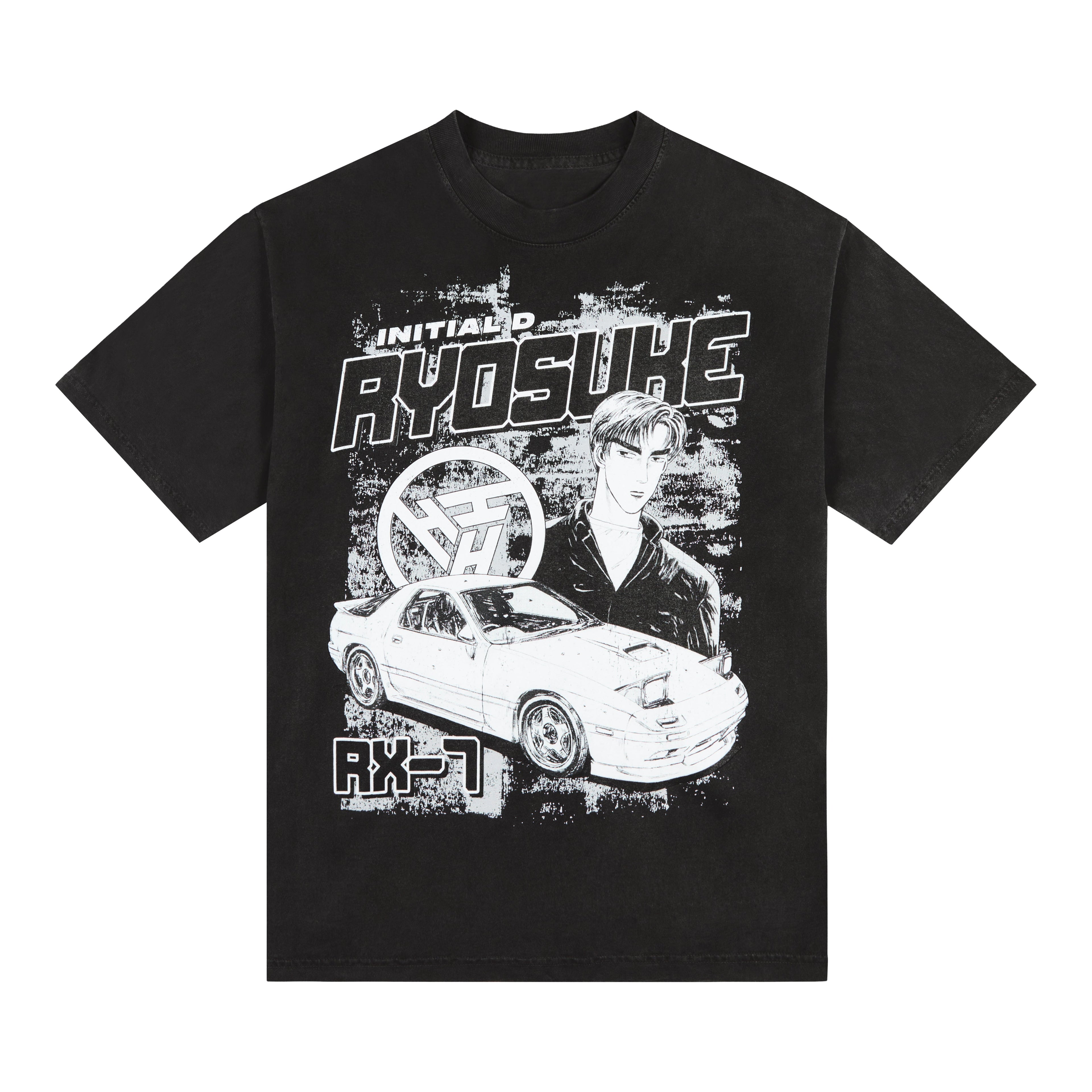 INITIAL D RYOSUKE PROFILE SHIRT (BLACK)