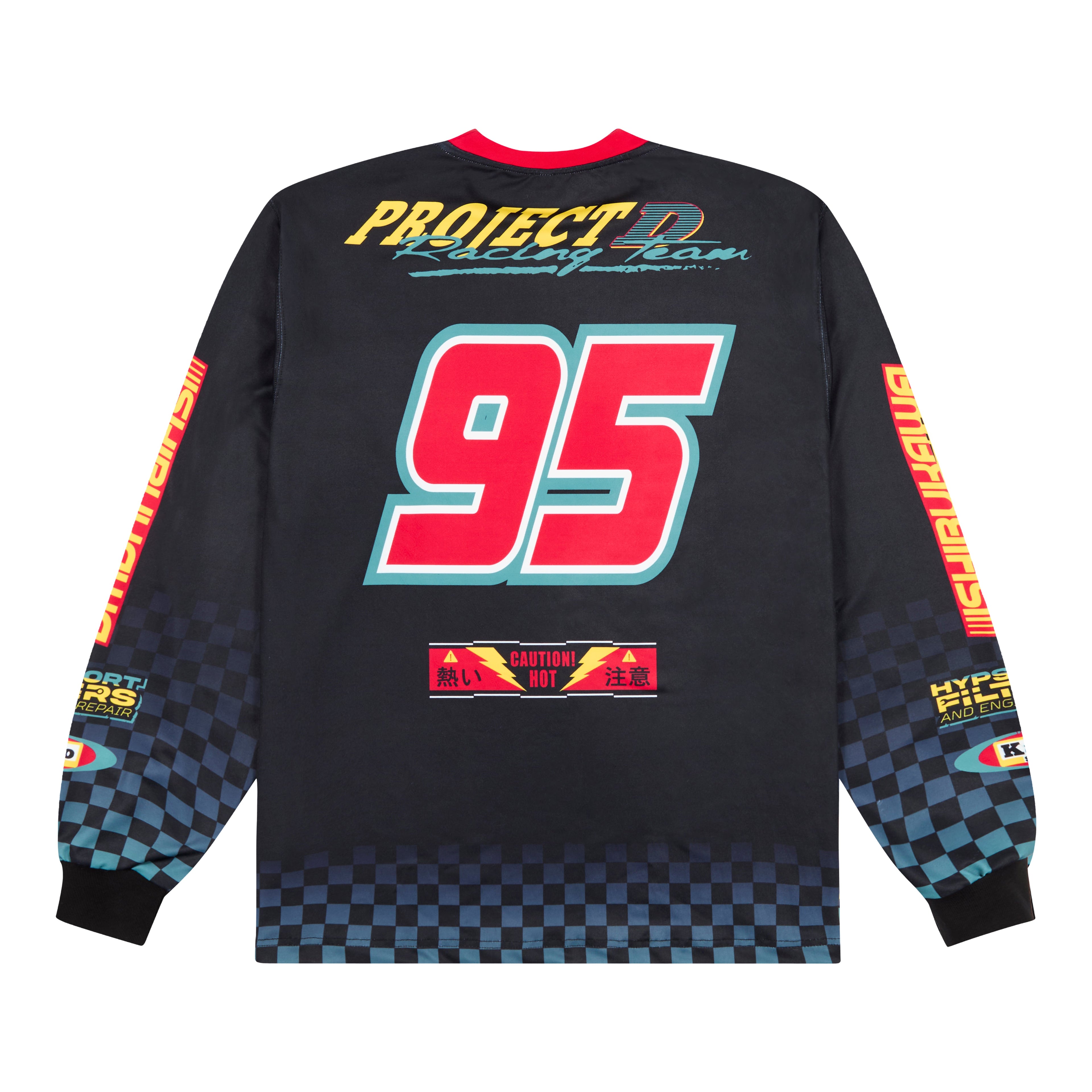 INITIAL D MOTO LONG SLEEVE SHIRT (GREEN)