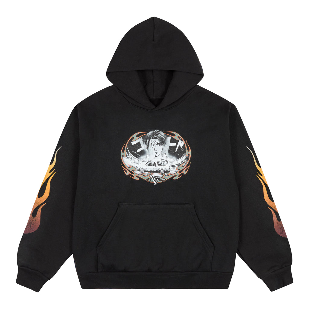 INITIAL D FUJI SINISTER HOODIE (BLACK)