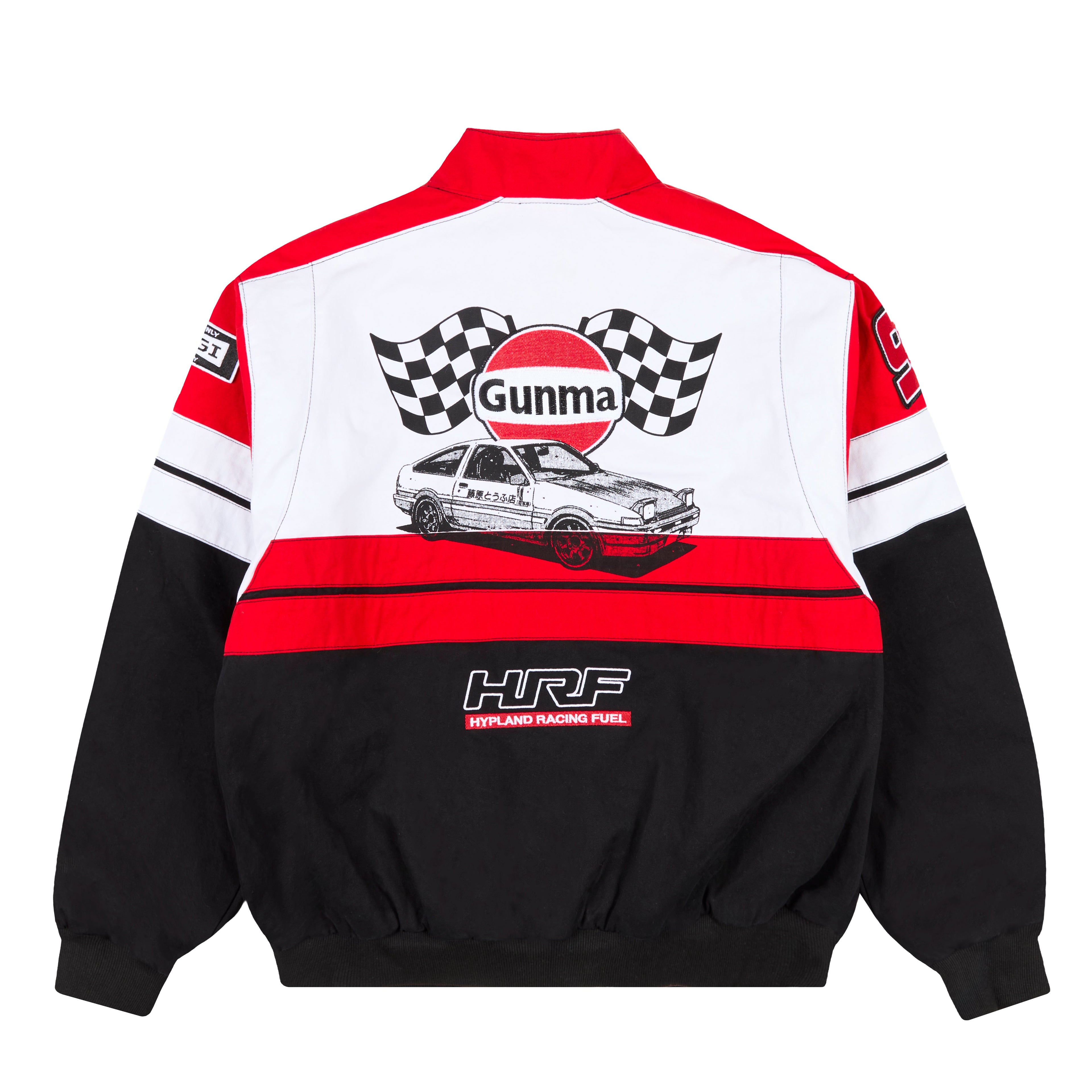 INITIAL D RACING JACKET (BLACK/WHITE)