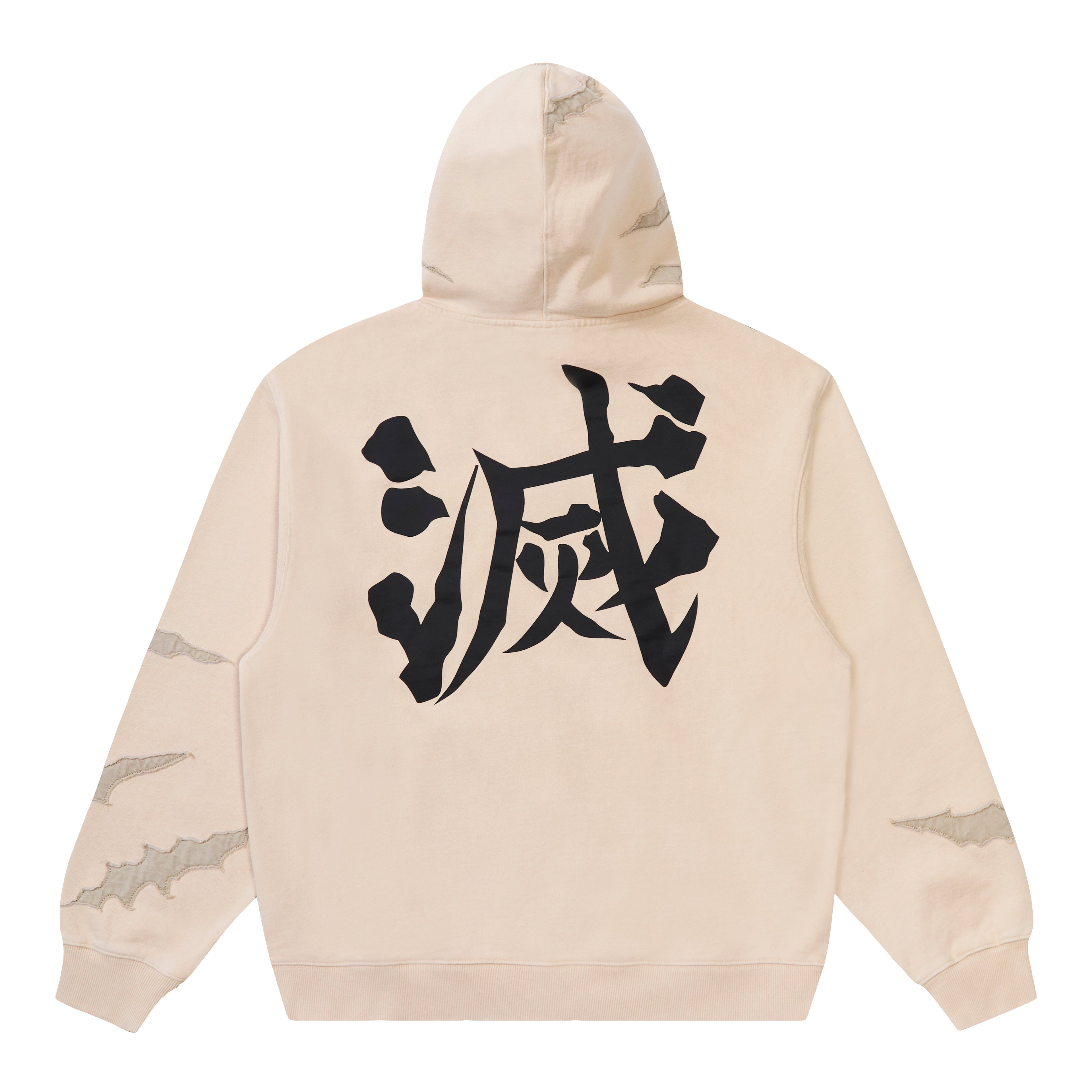 DEMON SLAYER SANEMI SCAR HOODIE (CREAM)