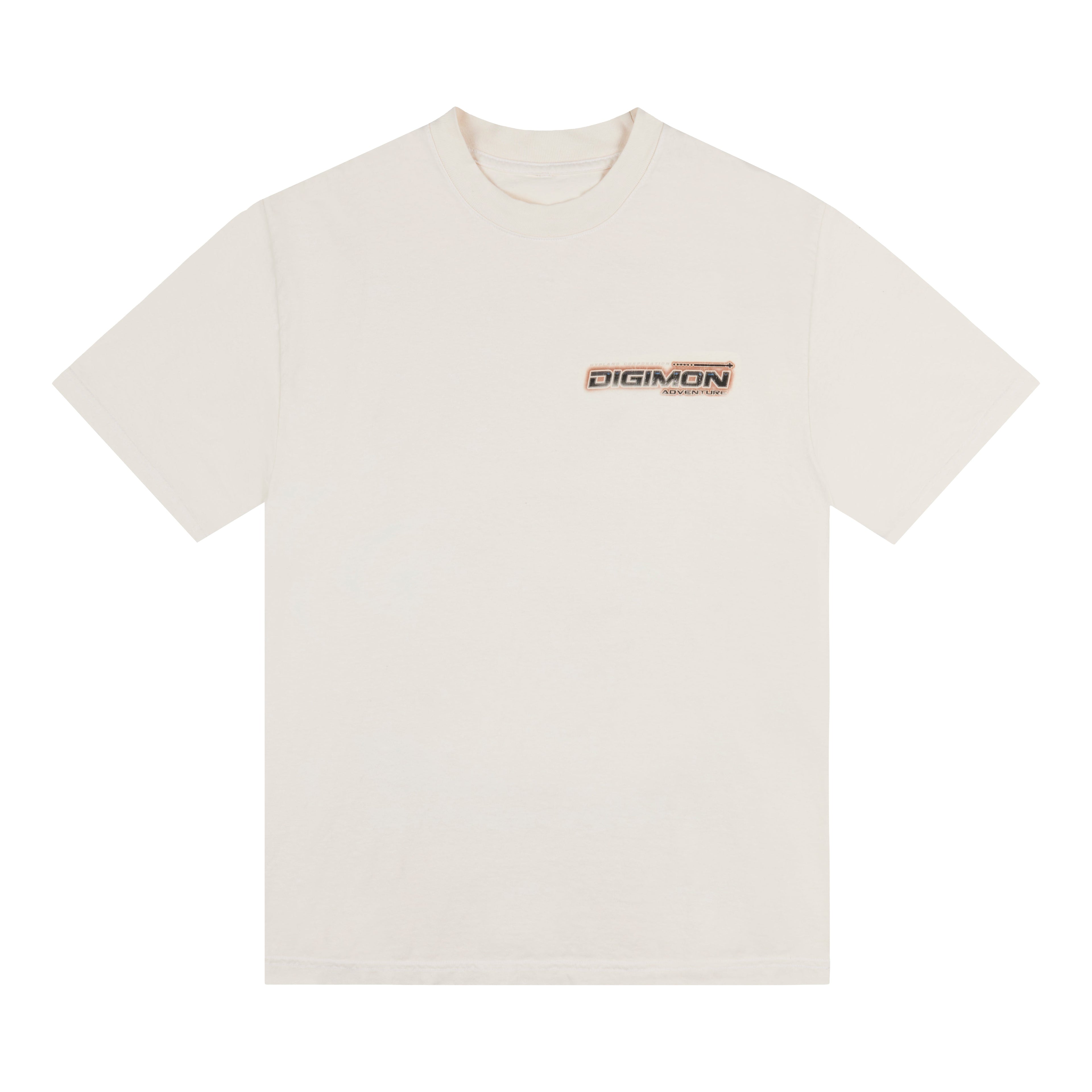 DIGIMON TAI GREYMON JUMBO PRINT SHIRT (OATMEAL)