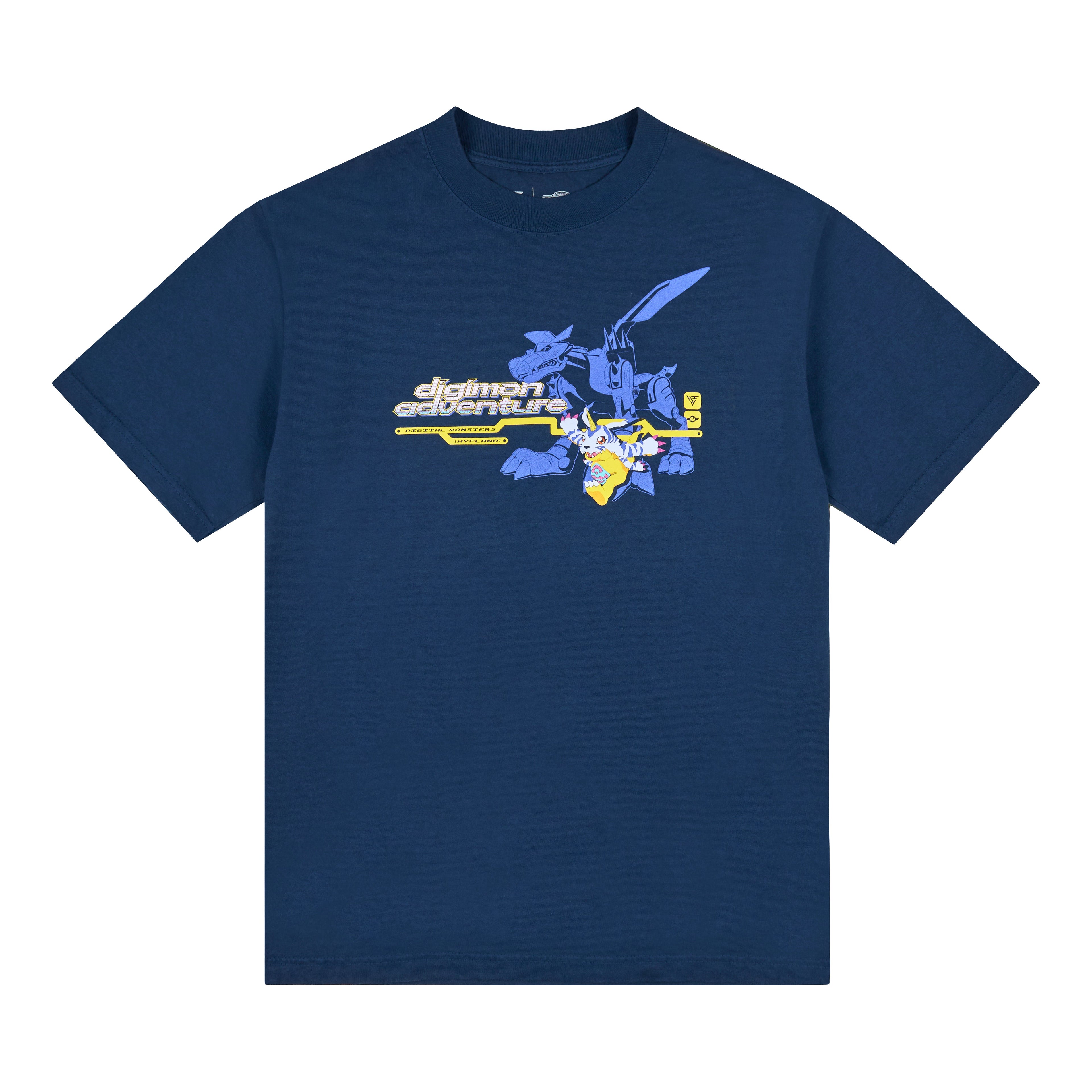 DIGIMON GABUMON TRANSFORMATION SHIRT (NAVY)