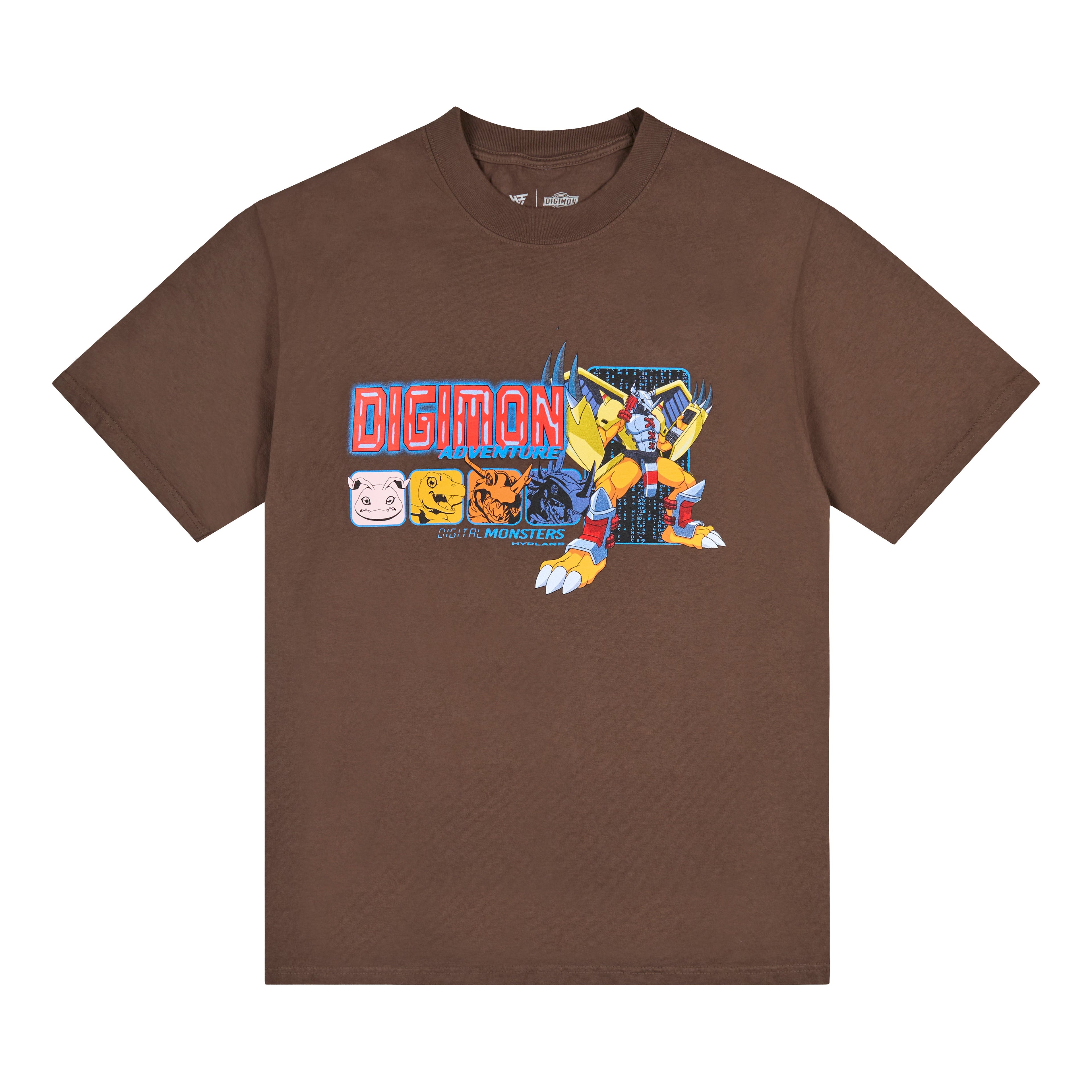 DIGIMON SQUARES SHIRT (CHOCOLATE)