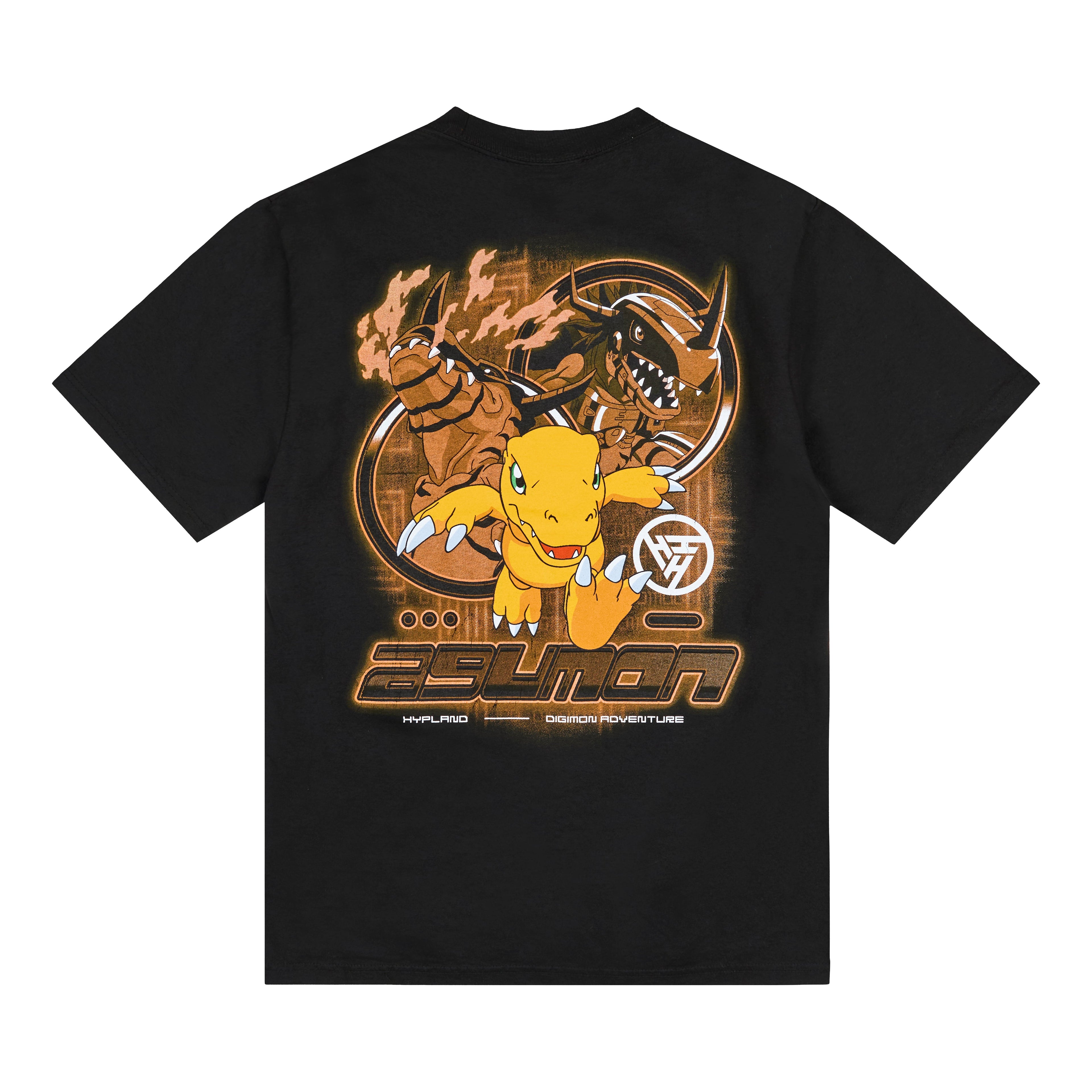 DIGIMON AGUMON SHIRT (BLACK)