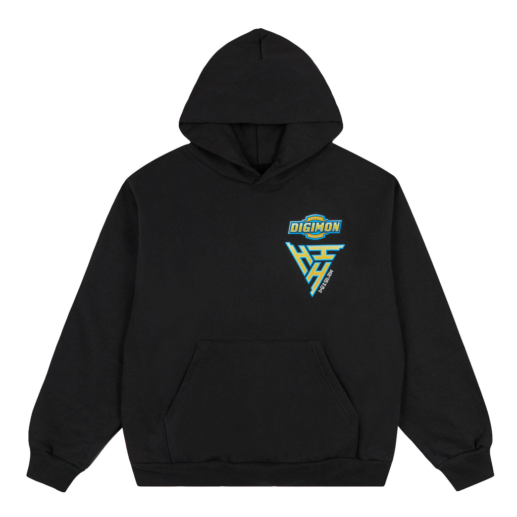 DIGIMON HYPLAND LOGO HOODIE (BLACK)