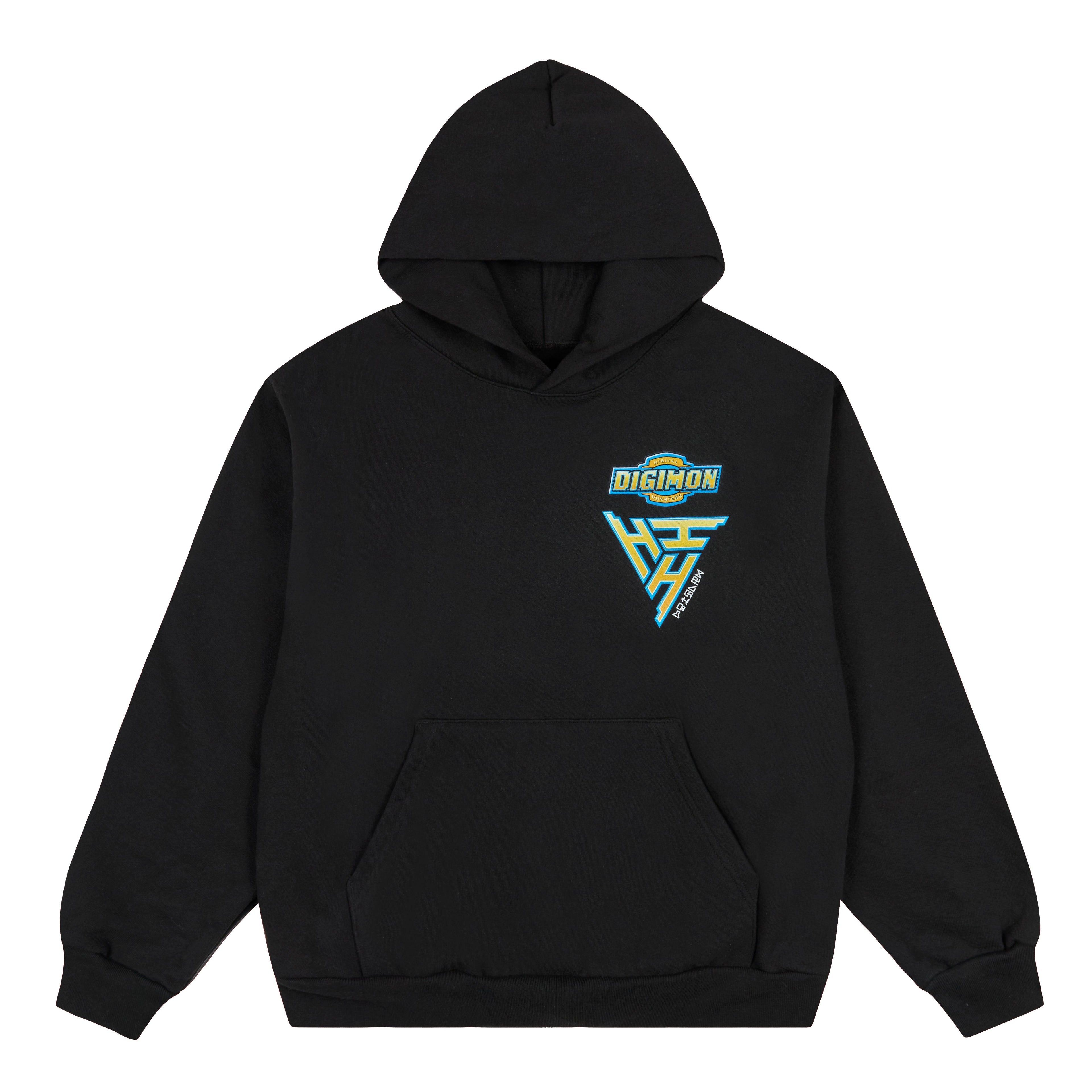 DIGIMON HYPLAND LOGO HOODIE (BLACK)