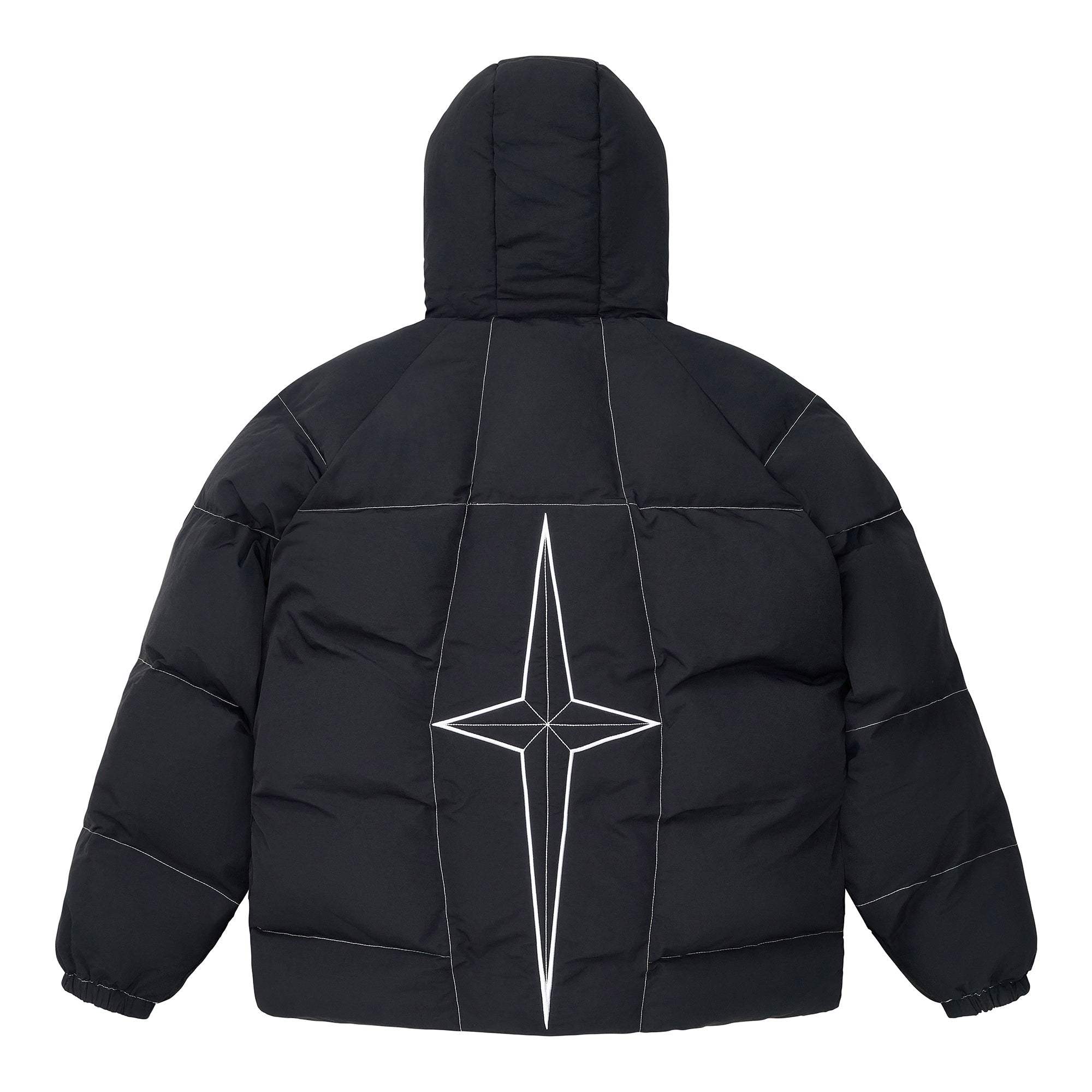 GUNDAM RX-78-2 MONO PUFFER JACKET (BLACK)