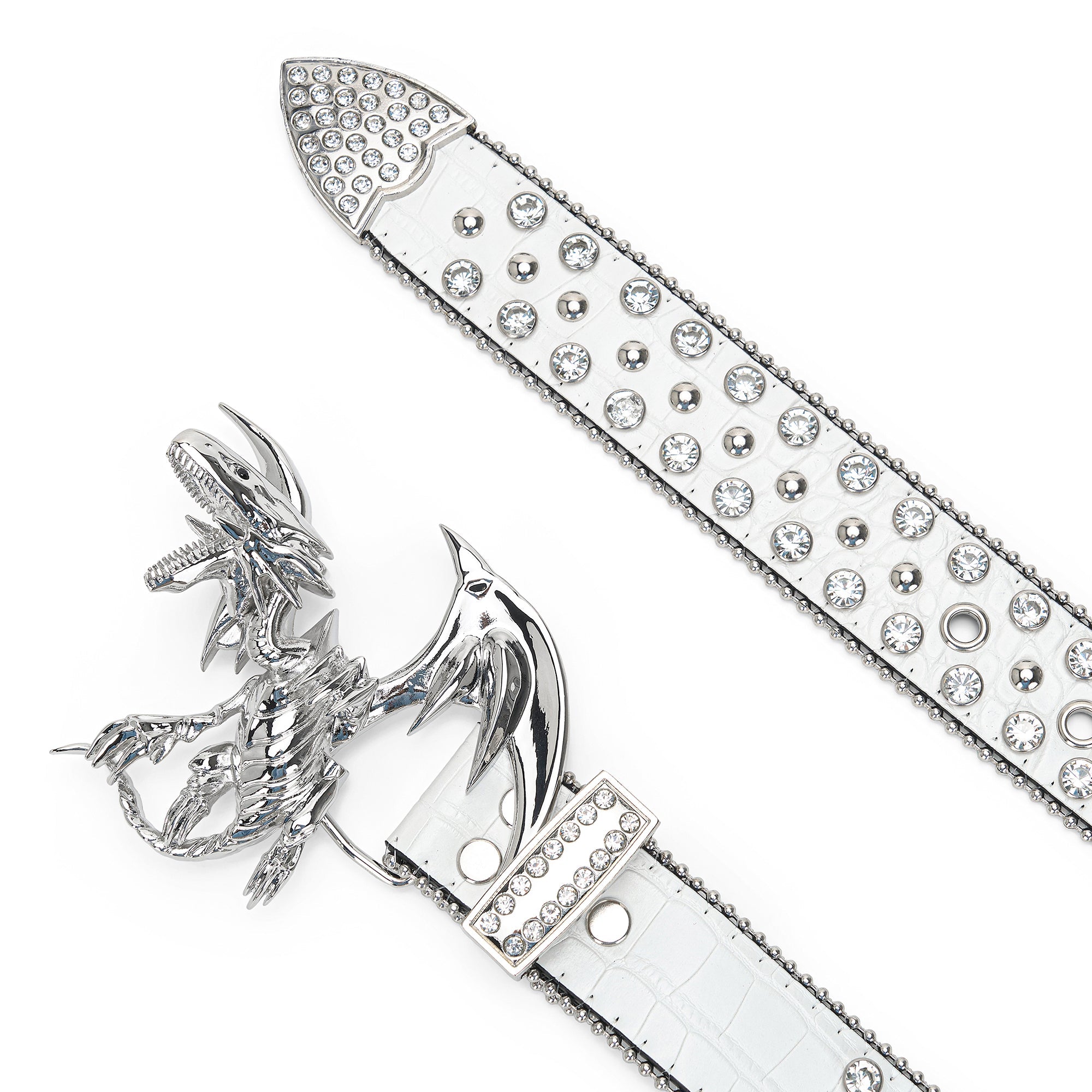 YUGIOH BLUE EYES BELT (WHITE)