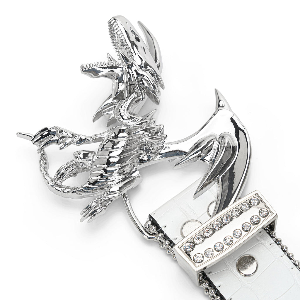 YUGIOH BLUE EYES BELT (WHITE)