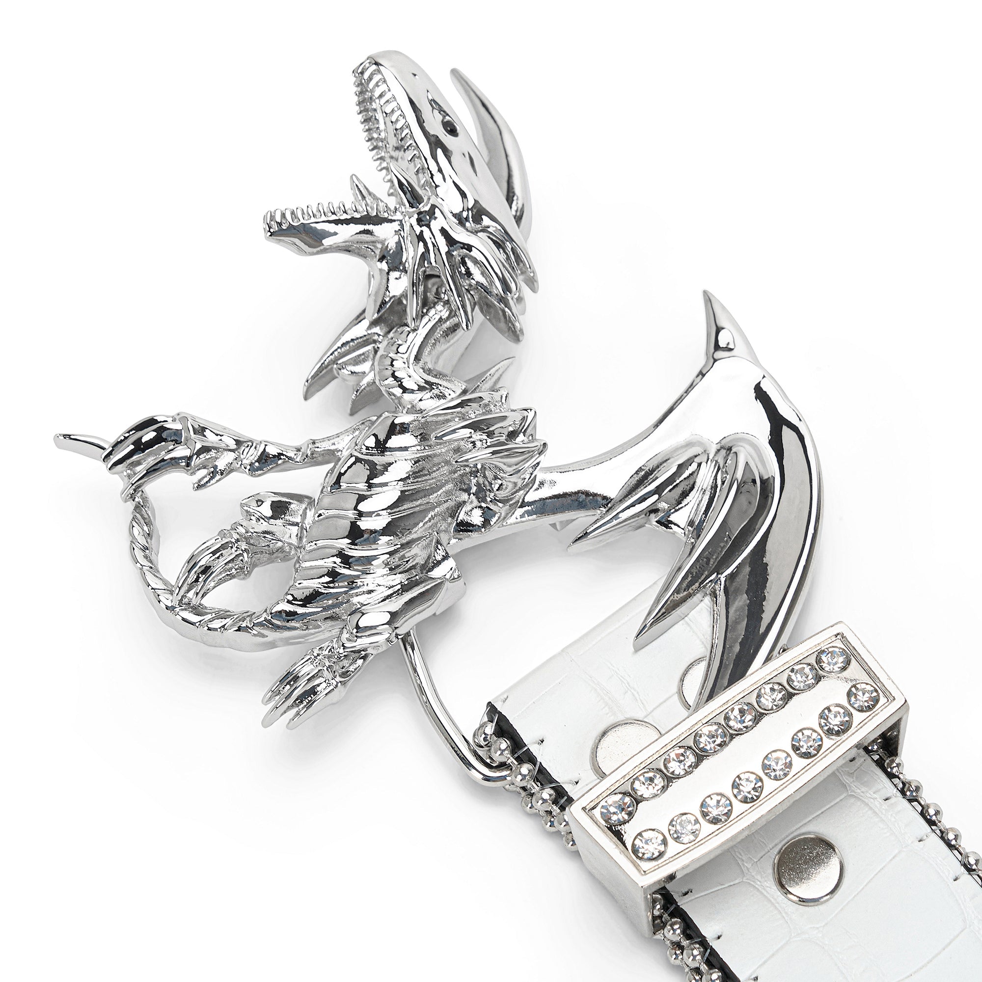 YUGIOH BLUE EYES BELT (WHITE)