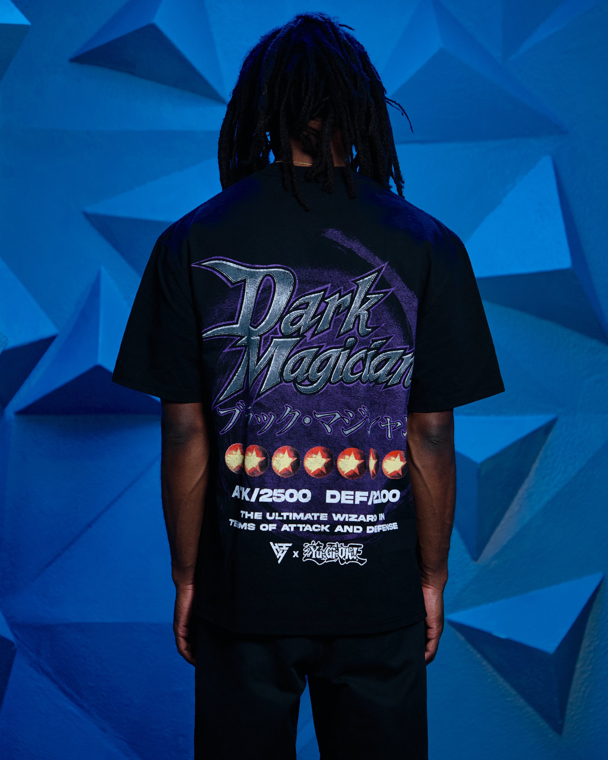 YUGIOH DARK MAGICIAN JUMBO PRINT SHIRT (BLACK)