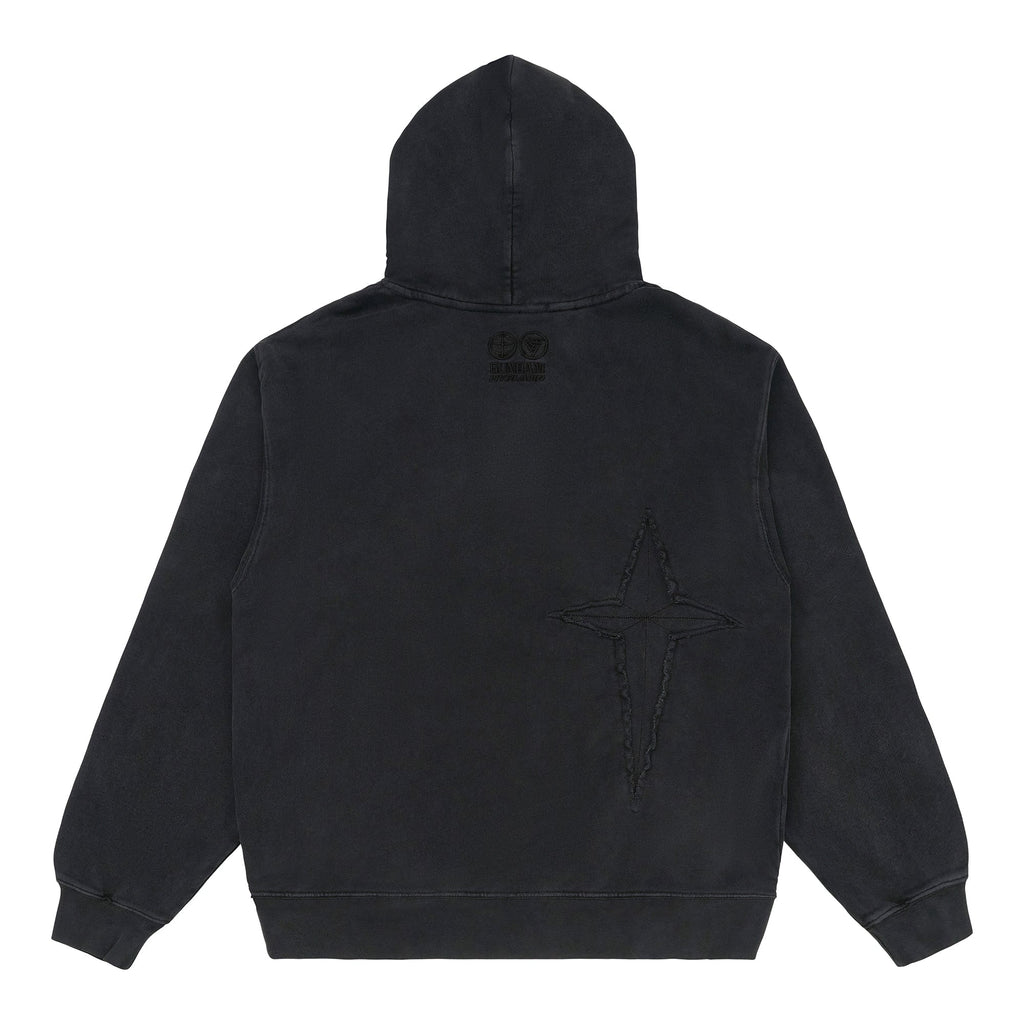 GUNDAM STARS HOODIE (WASHED BLACK)