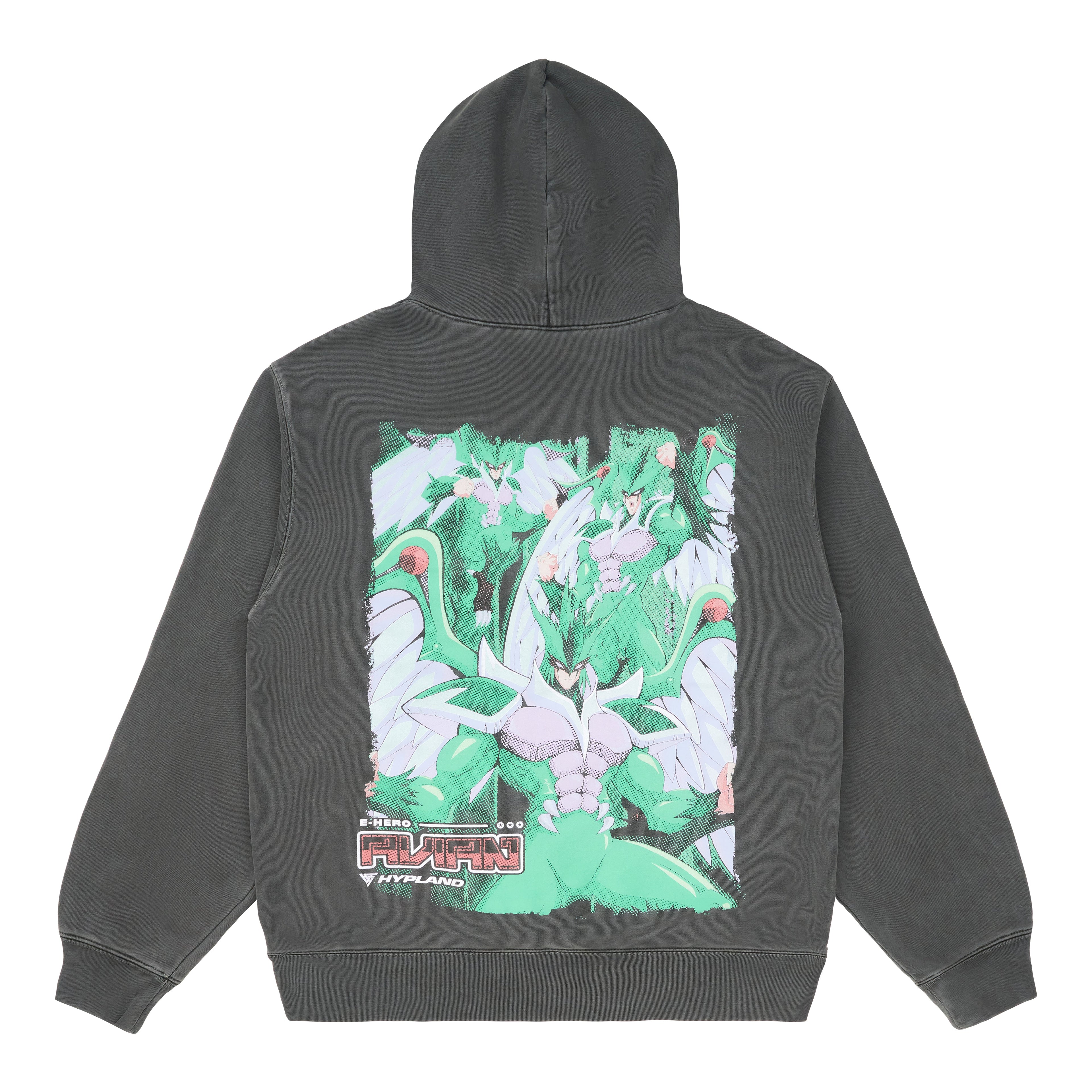 YUGIOH AVIAN VINTAGE HOODIE (VINTAGE BLACK)