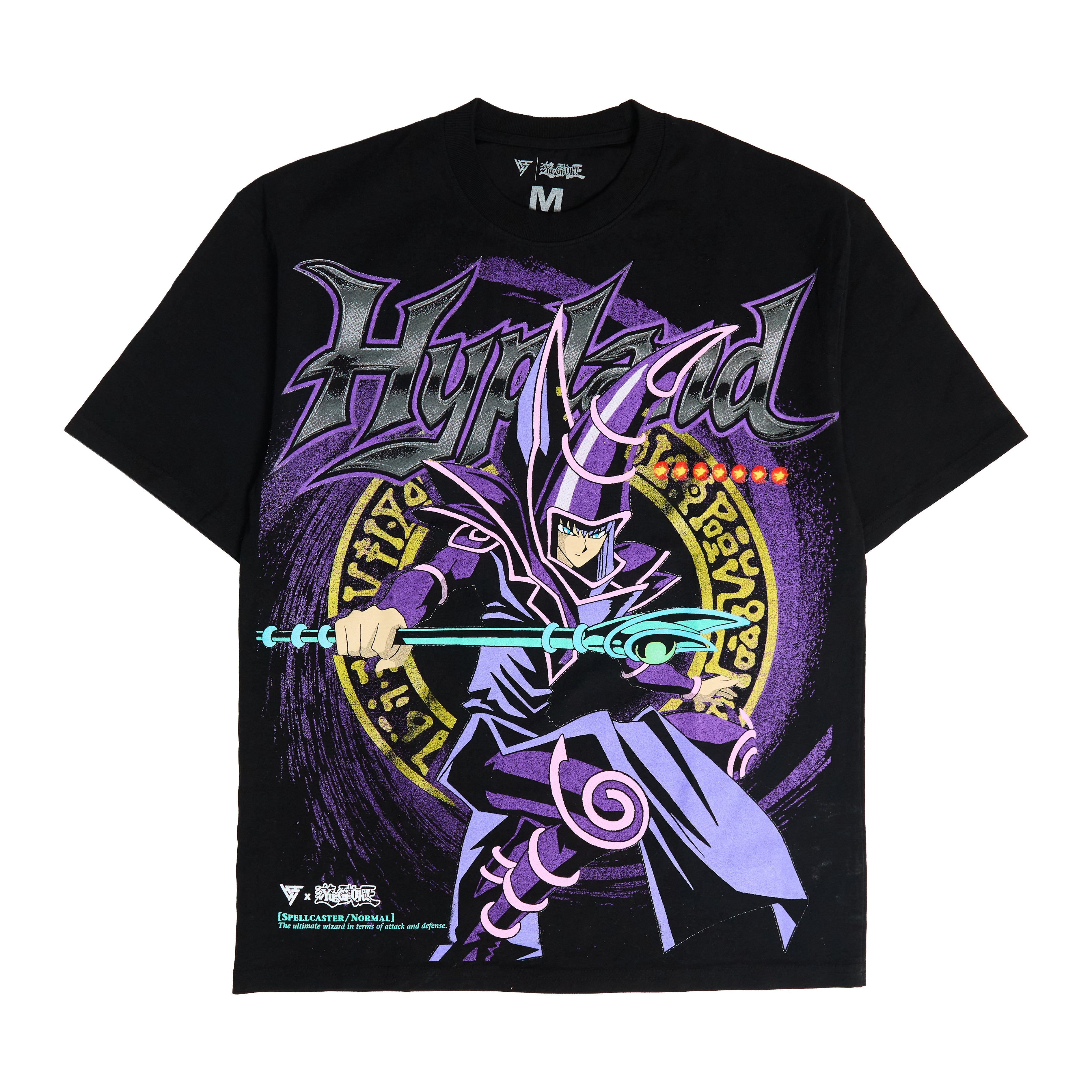 YUGIOH DARK MAGICIAN JUMBO PRINT SHIRT (BLACK)