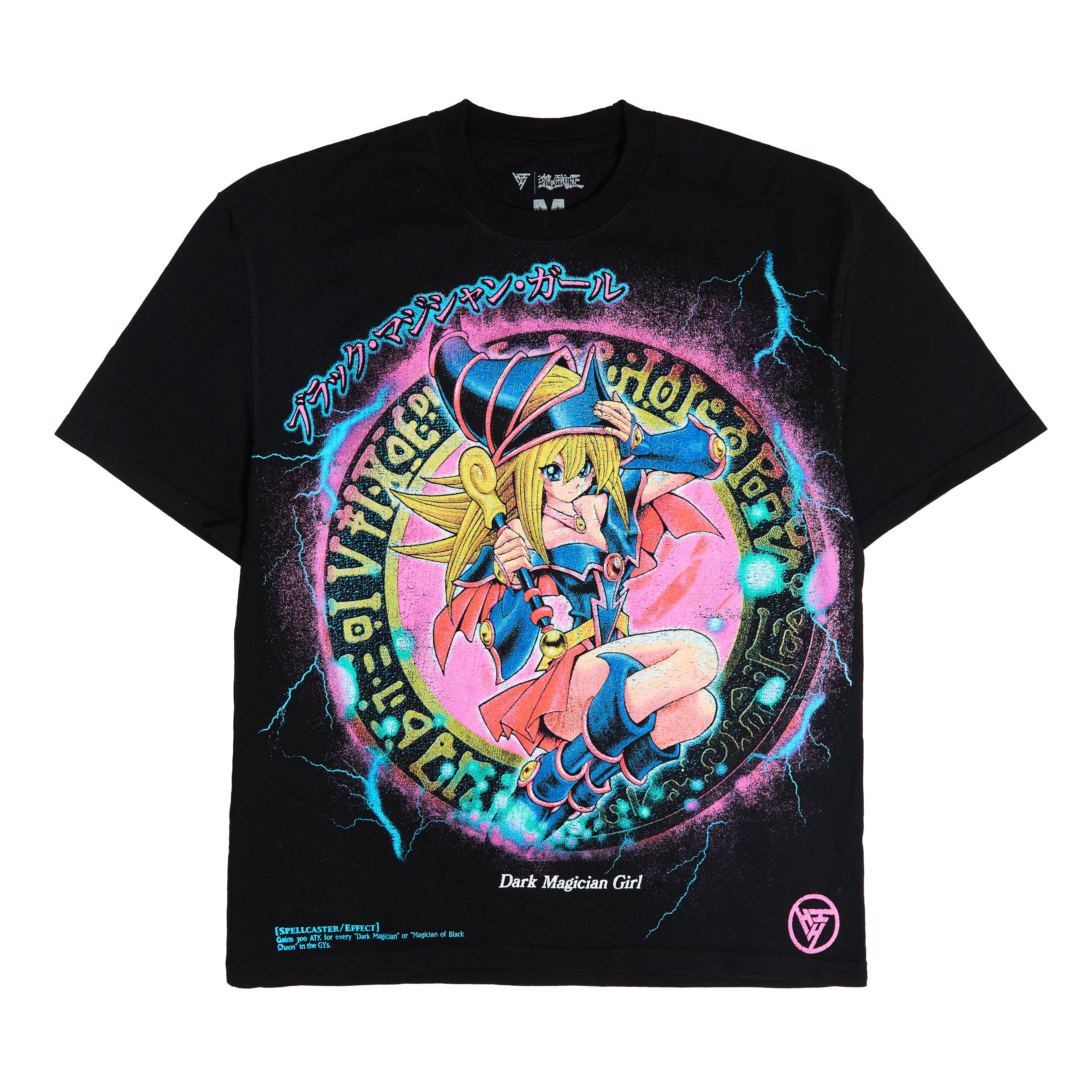 YUGIOH DARK MAGICIAN GIRL V2 JUMBO PRINT SHIRT (BLACK)