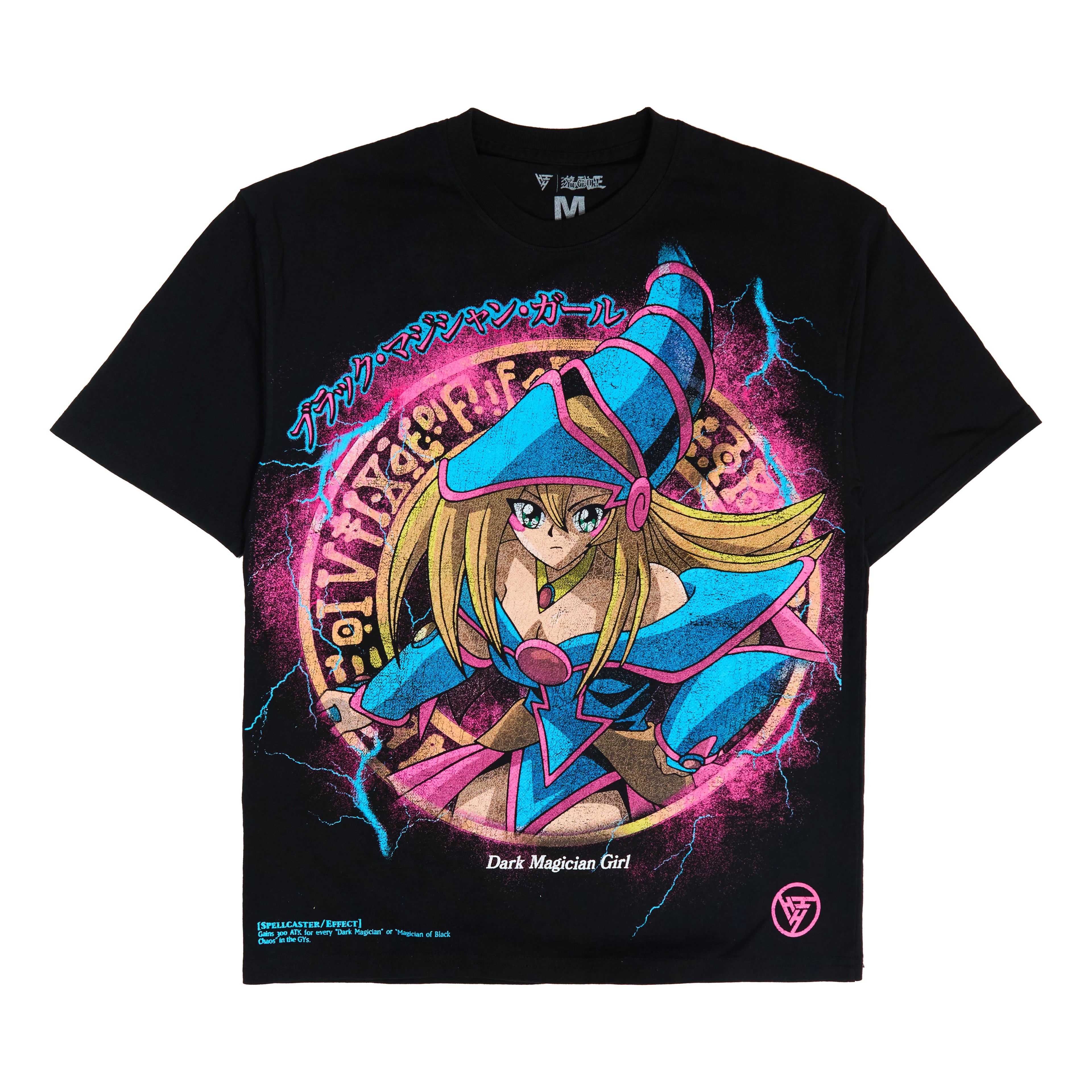 YUGIOH DARK MAGICIAN GIRL V1 JUMBO PRINT SHIRT (BLACK)