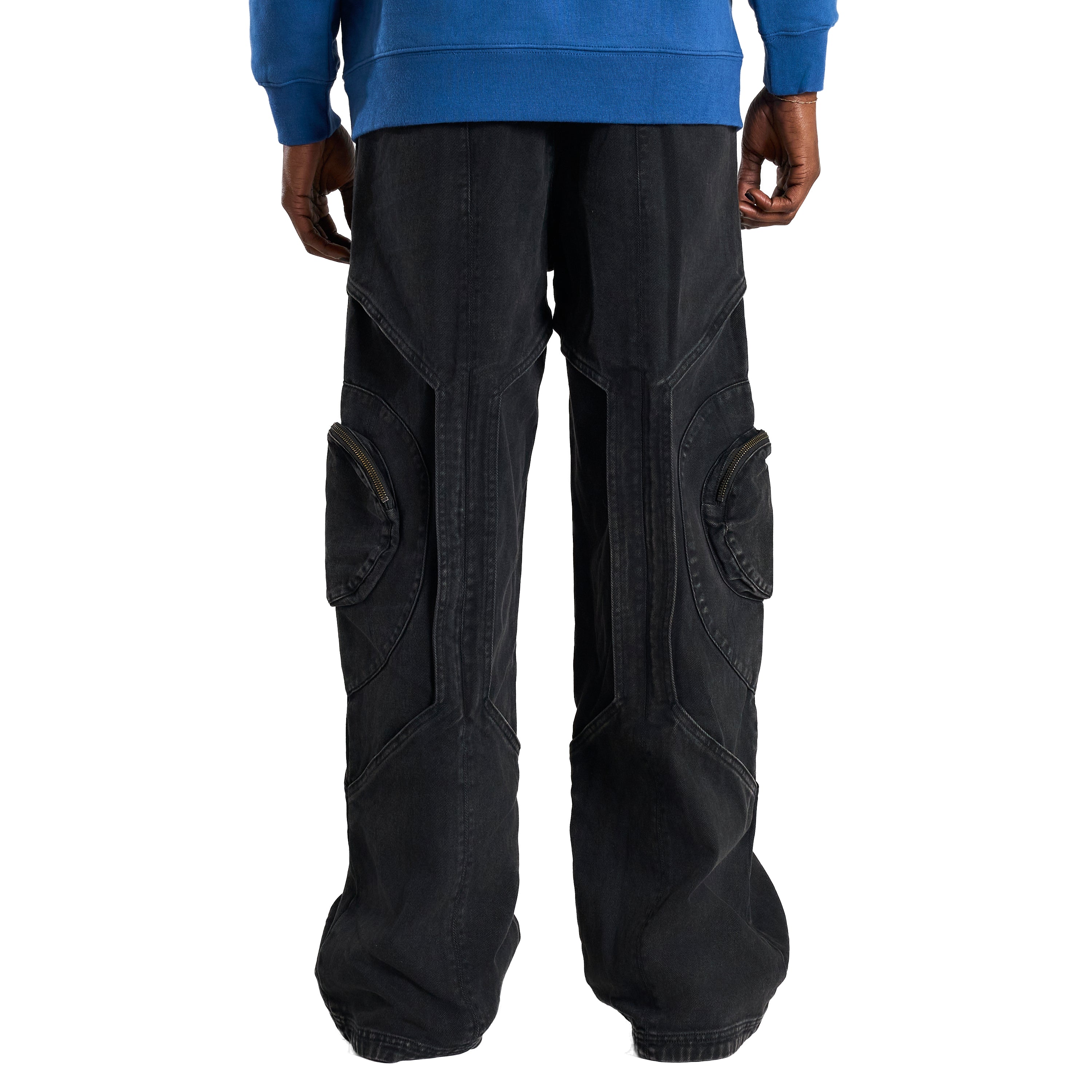 GUNDAM FLIGHT PANEL PANTS (VINTAGE BLACK)