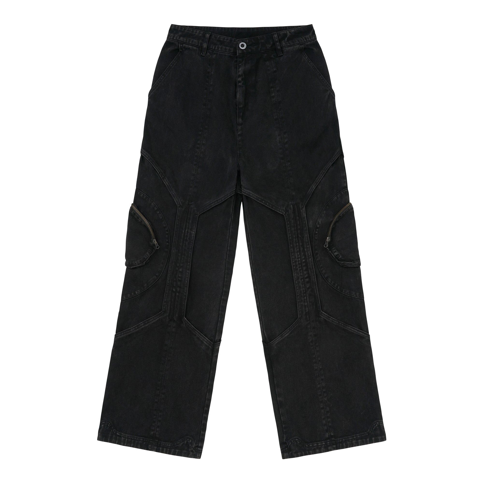 GUNDAM FLIGHT PANEL PANTS (VINTAGE BLACK)