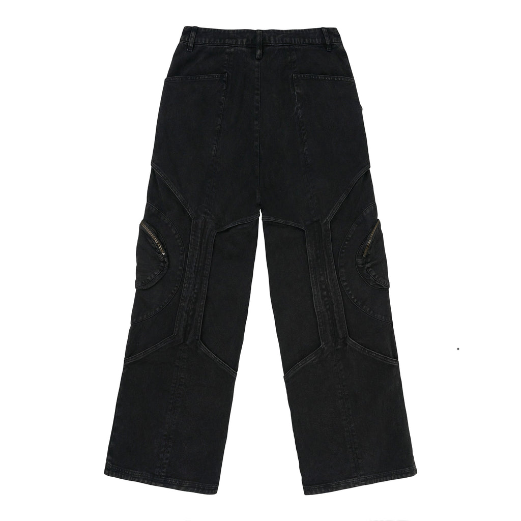 GUNDAM FLIGHT PANEL PANTS (VINTAGE BLACK)