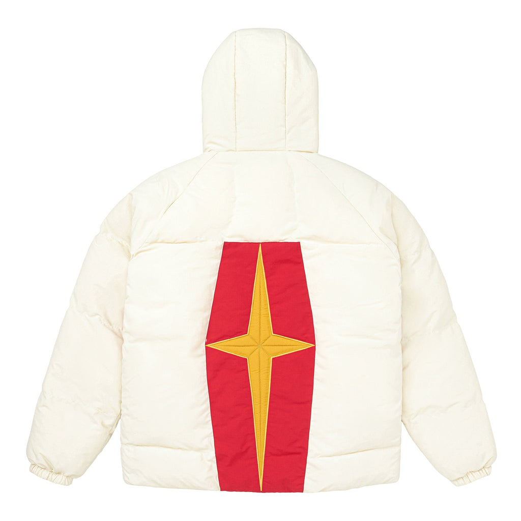 GUNDAM RX-78-2 REVERSIBLE PUFFER JACKET (WHITE)