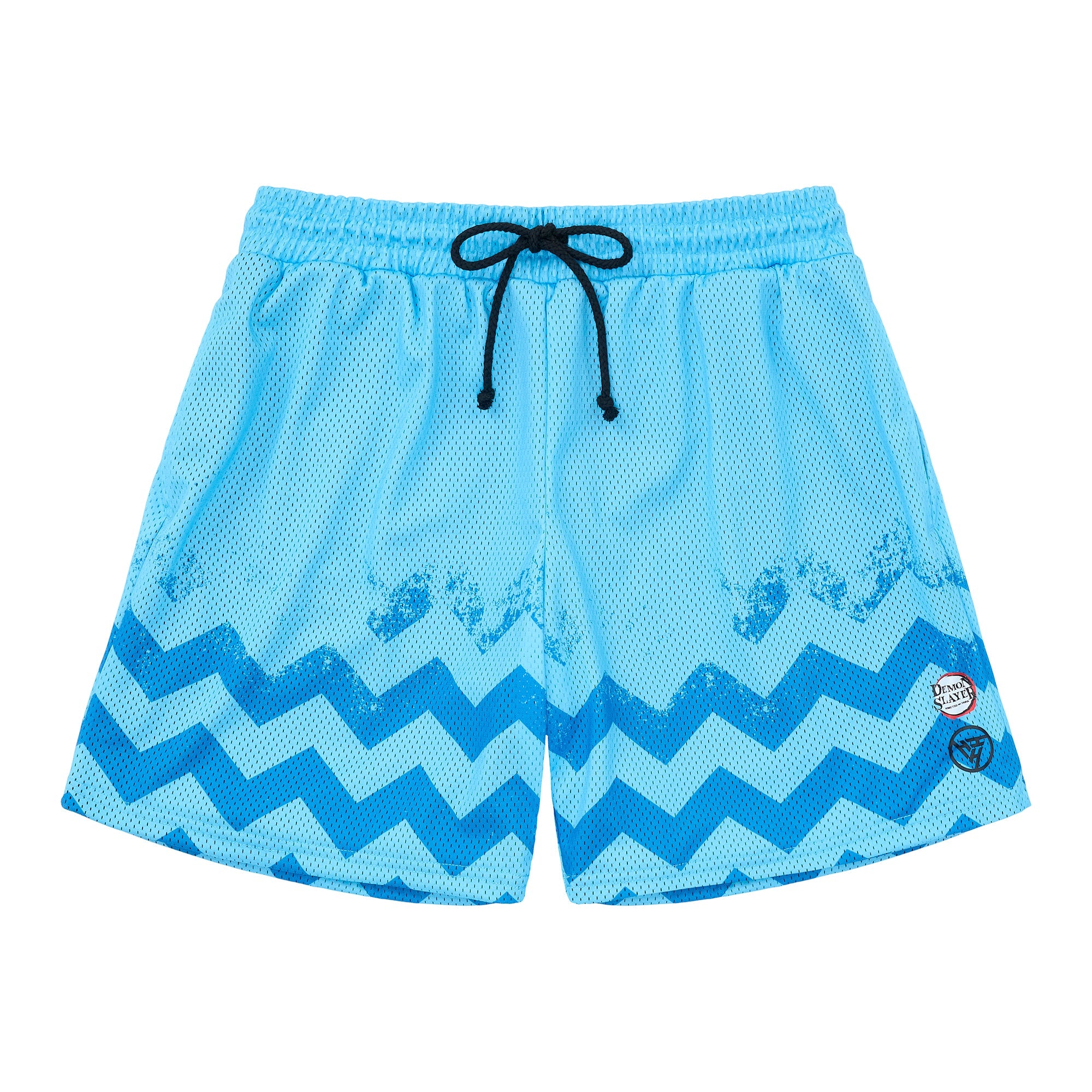 DEMON SLAYER INOSUKE MESH SHORTS (BLUE)