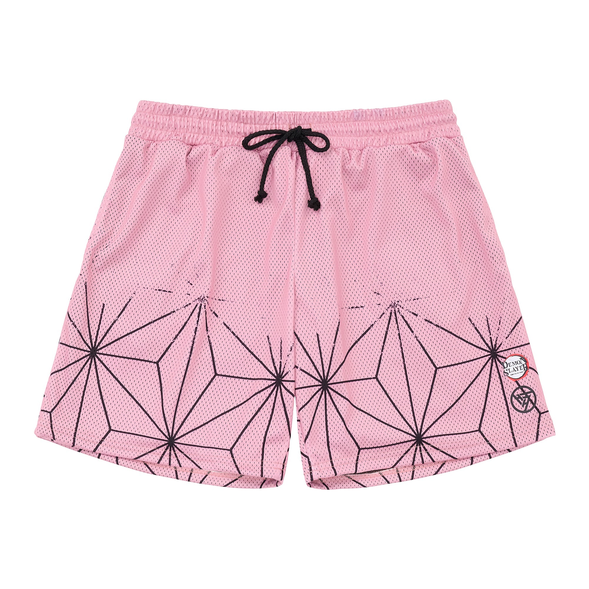 DEMON SLAYER NEZUKO MESH SHORTS (PINK)