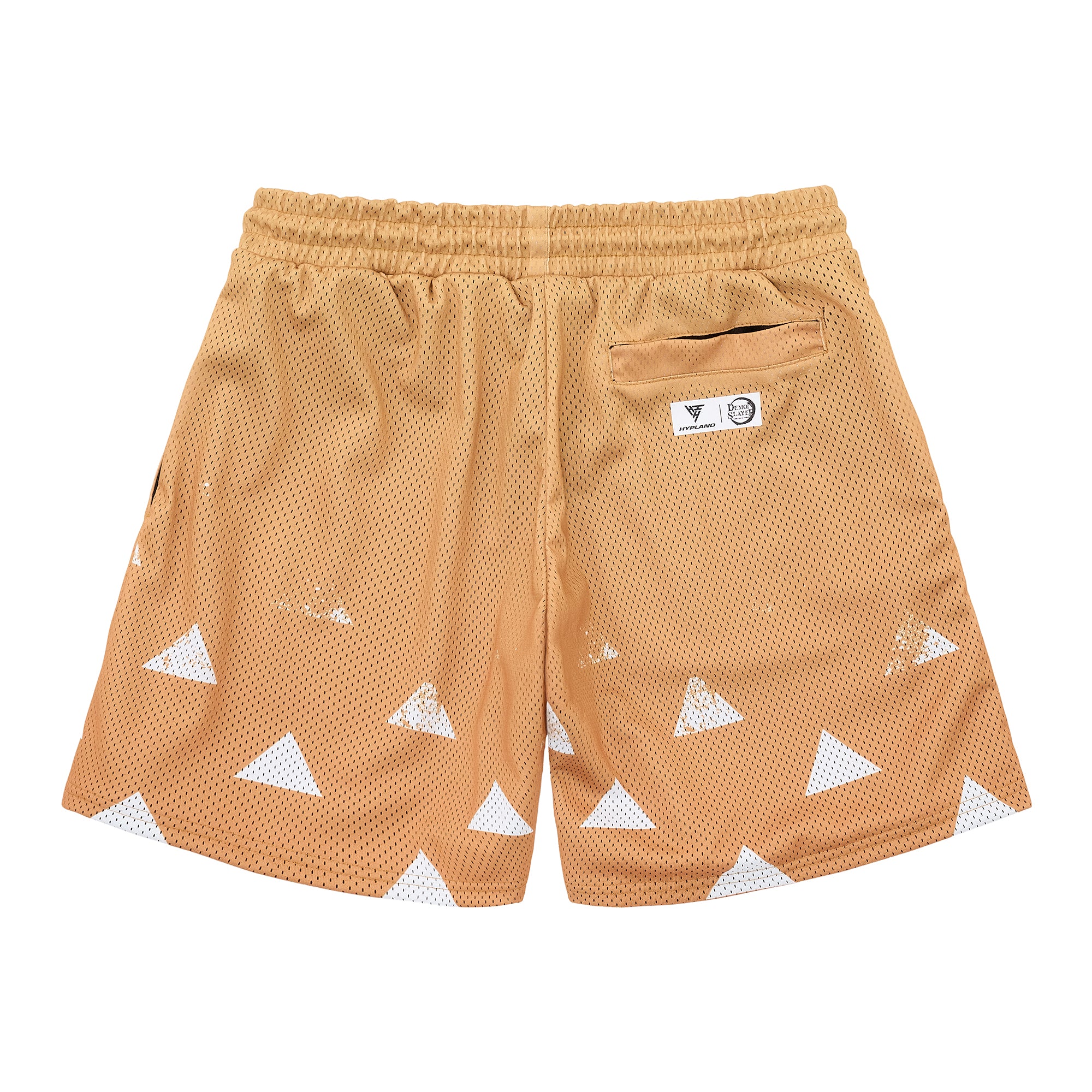 DEMON SLAYER ZENITSU MESH SHORTS (YELLOW)