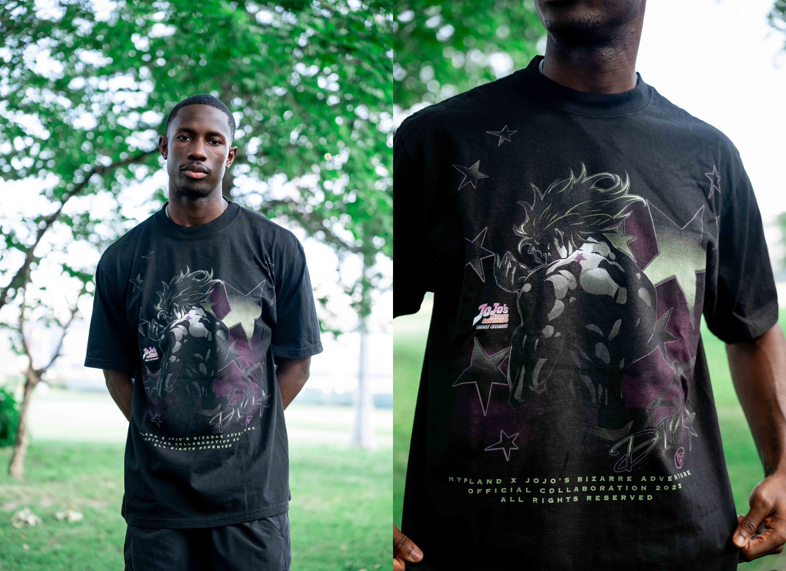 JOJO DARK DIO SHIRT (BLACK)
