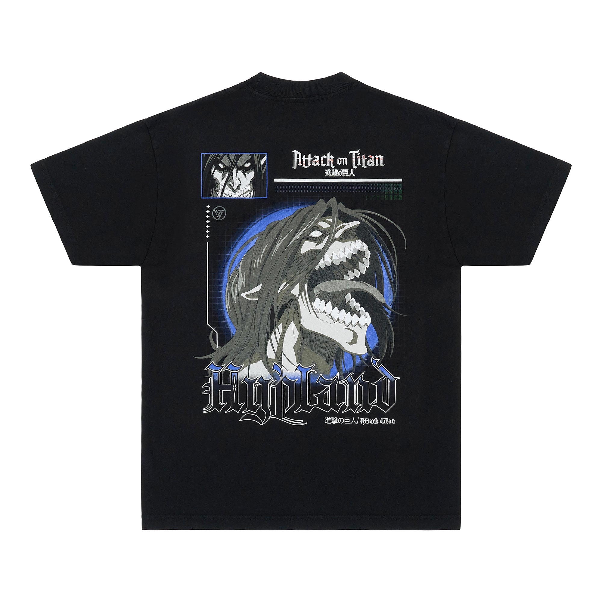 AOT ROAR EREN SHIRT (BLACK)
