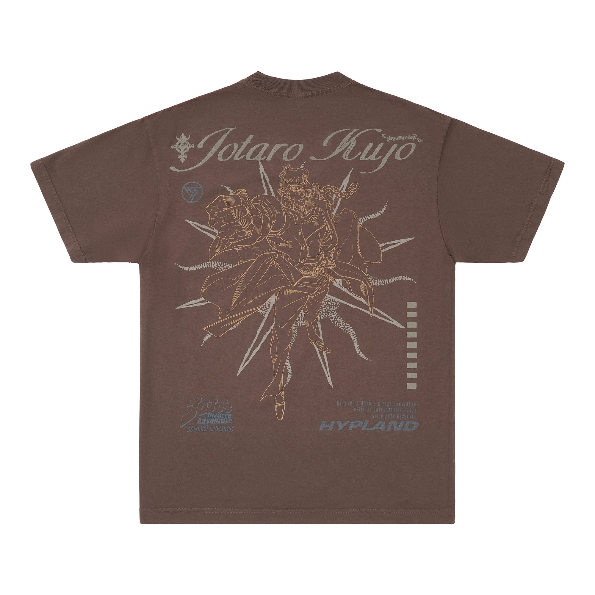 JOJO JOTARO PORTRAIT SHIRT (CHOCOLATE)