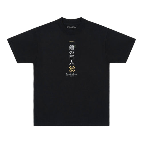 AOT ARMORED TITAN SHIRT (BLACK)