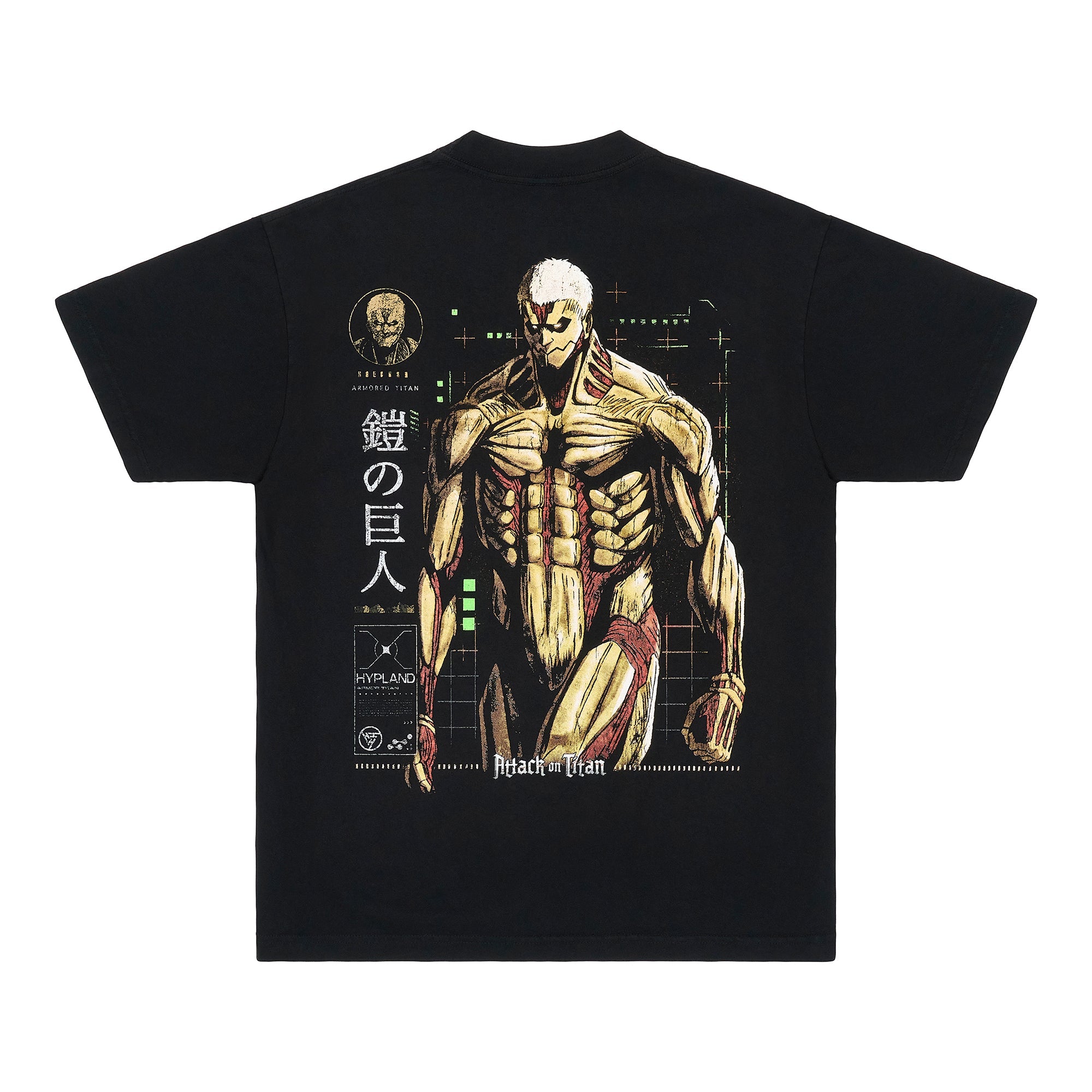 AOT ARMORED TITAN SHIRT (BLACK)