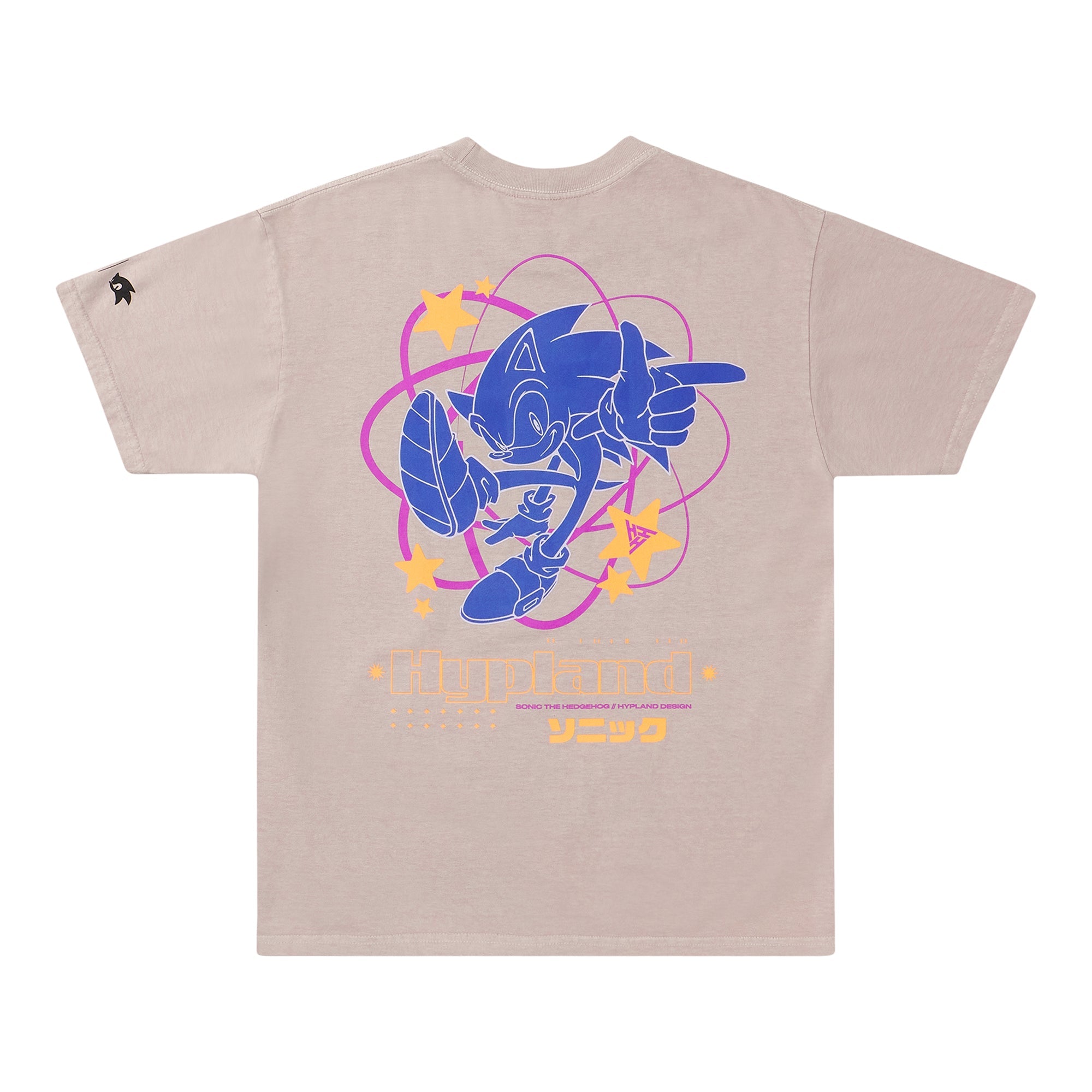 SONIC STARS T SHIRT (STONE GREY)