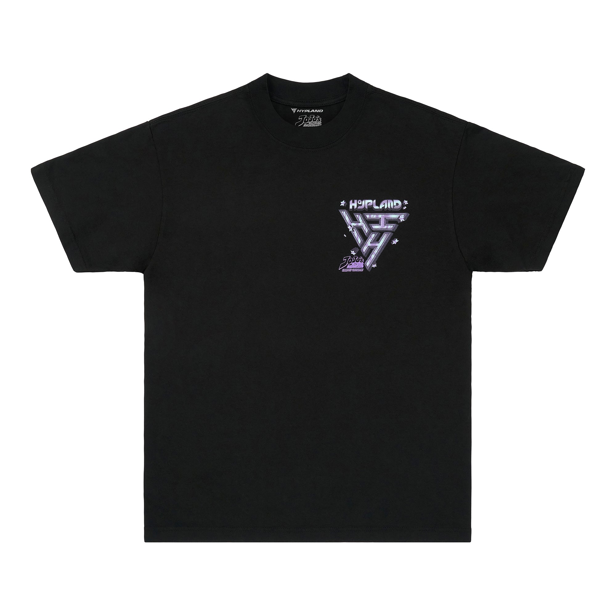 JOJO JOTARO MIRROR LOGO SHIRT (BLACK)