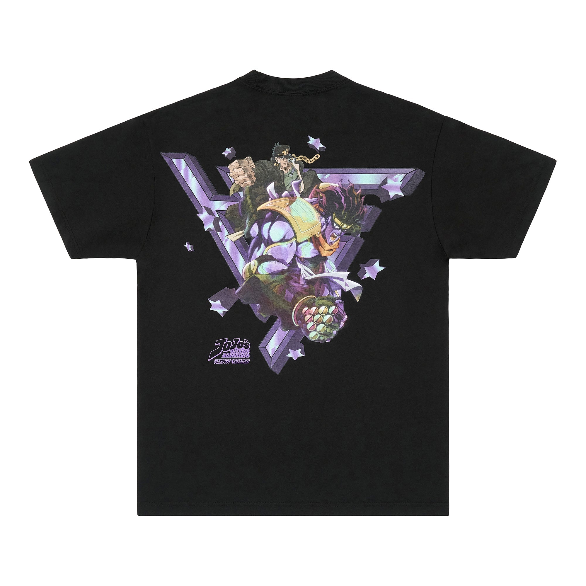 JOJO JOTARO MIRROR LOGO SHIRT (BLACK)