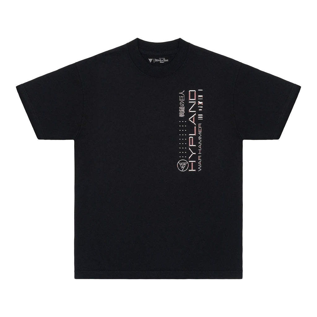 AOT WAR HAMMER SHIRT (BLACK)