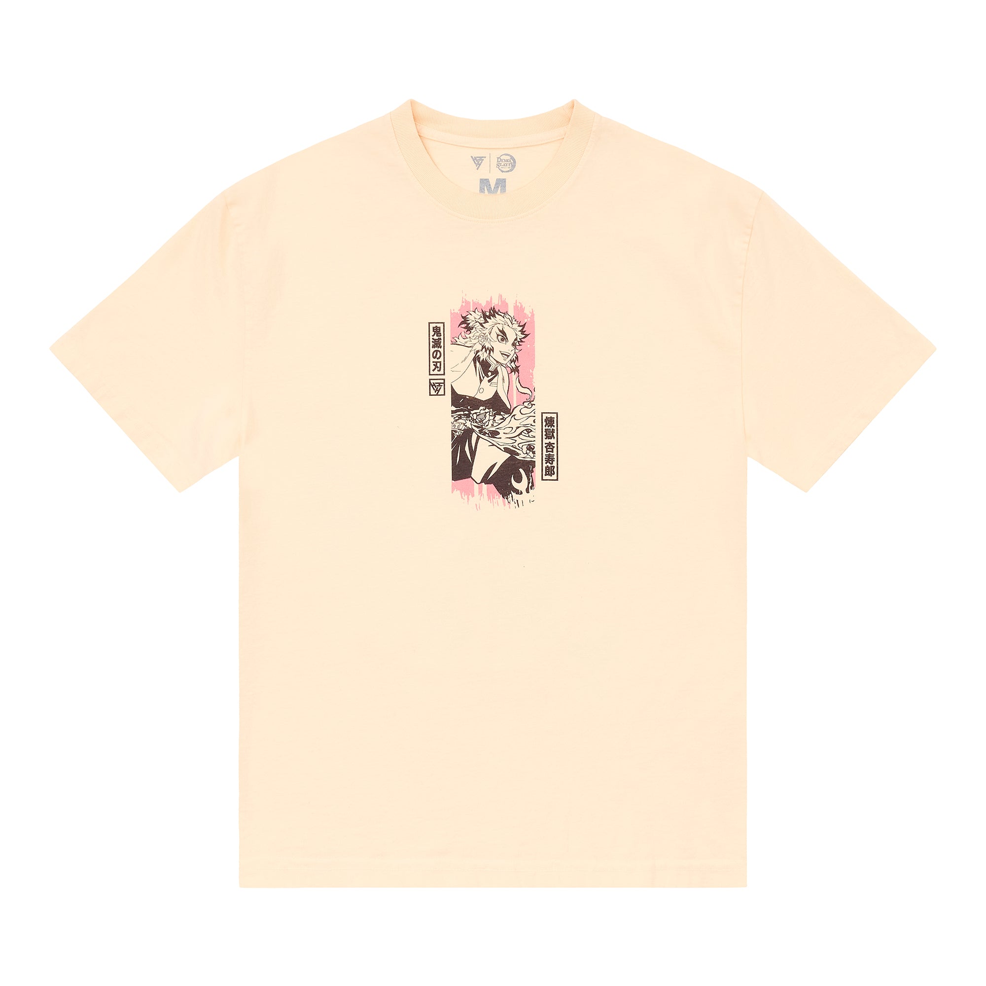 DEMON SLAYER FLAME HASHIRA SHIRT (CREAM)