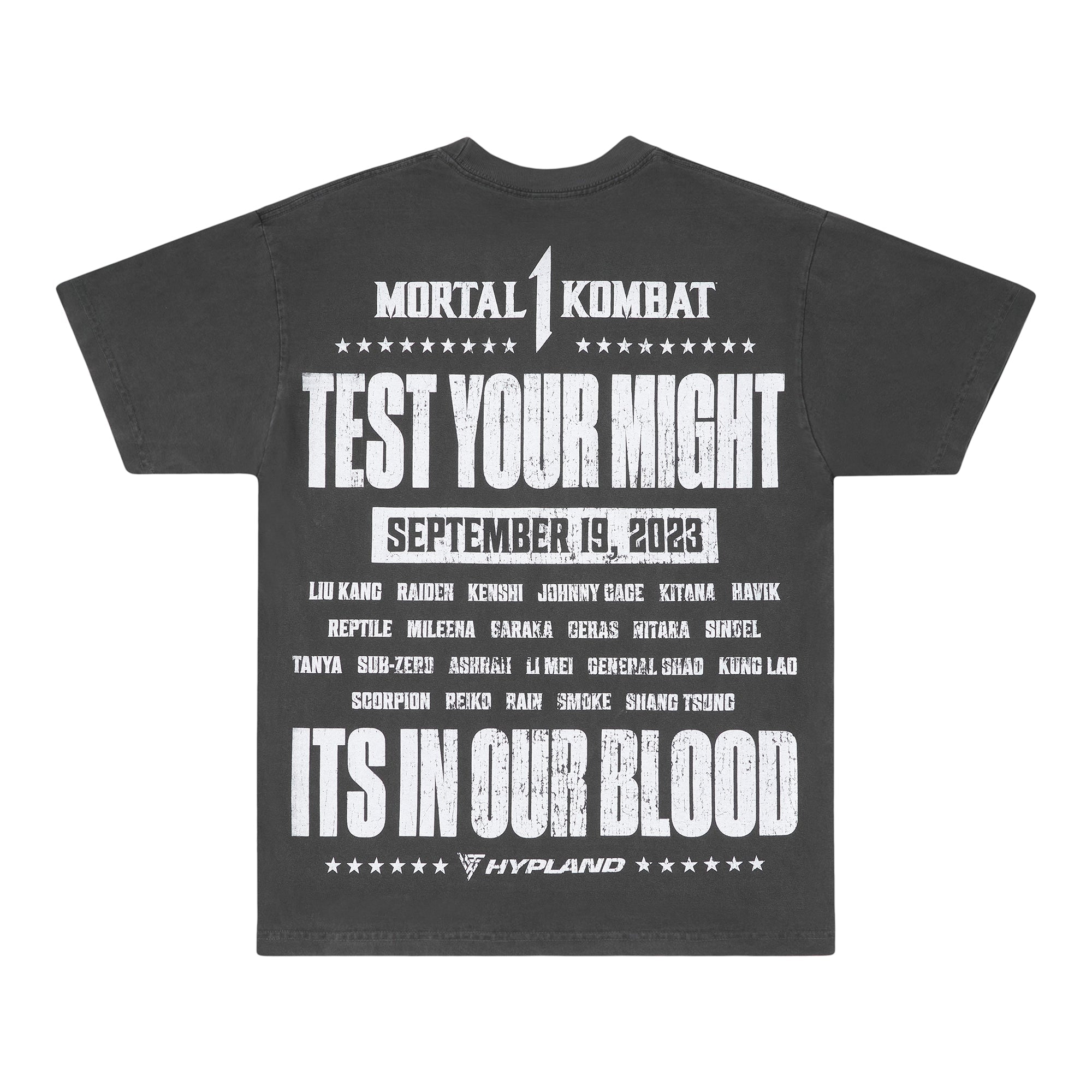 MK LIU KANG SHIRT (VINTAGE BLACK)