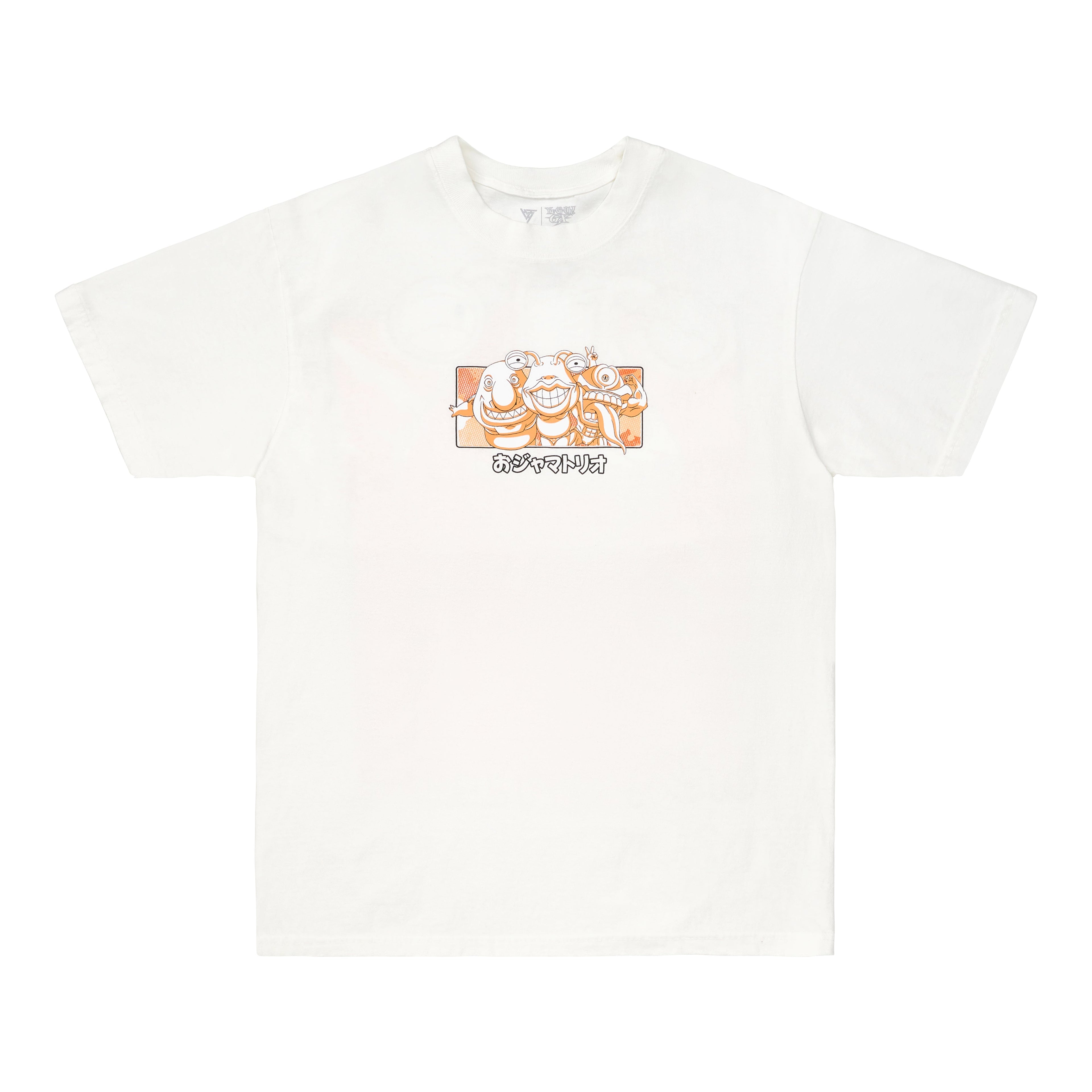 YUGIOH OJAMA TRIO SHIRT (WHITE)
