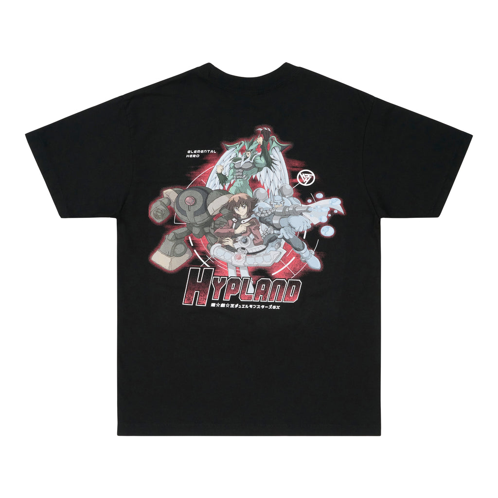 YUGIOH GROUP HEROES SHIRT (BLACK)