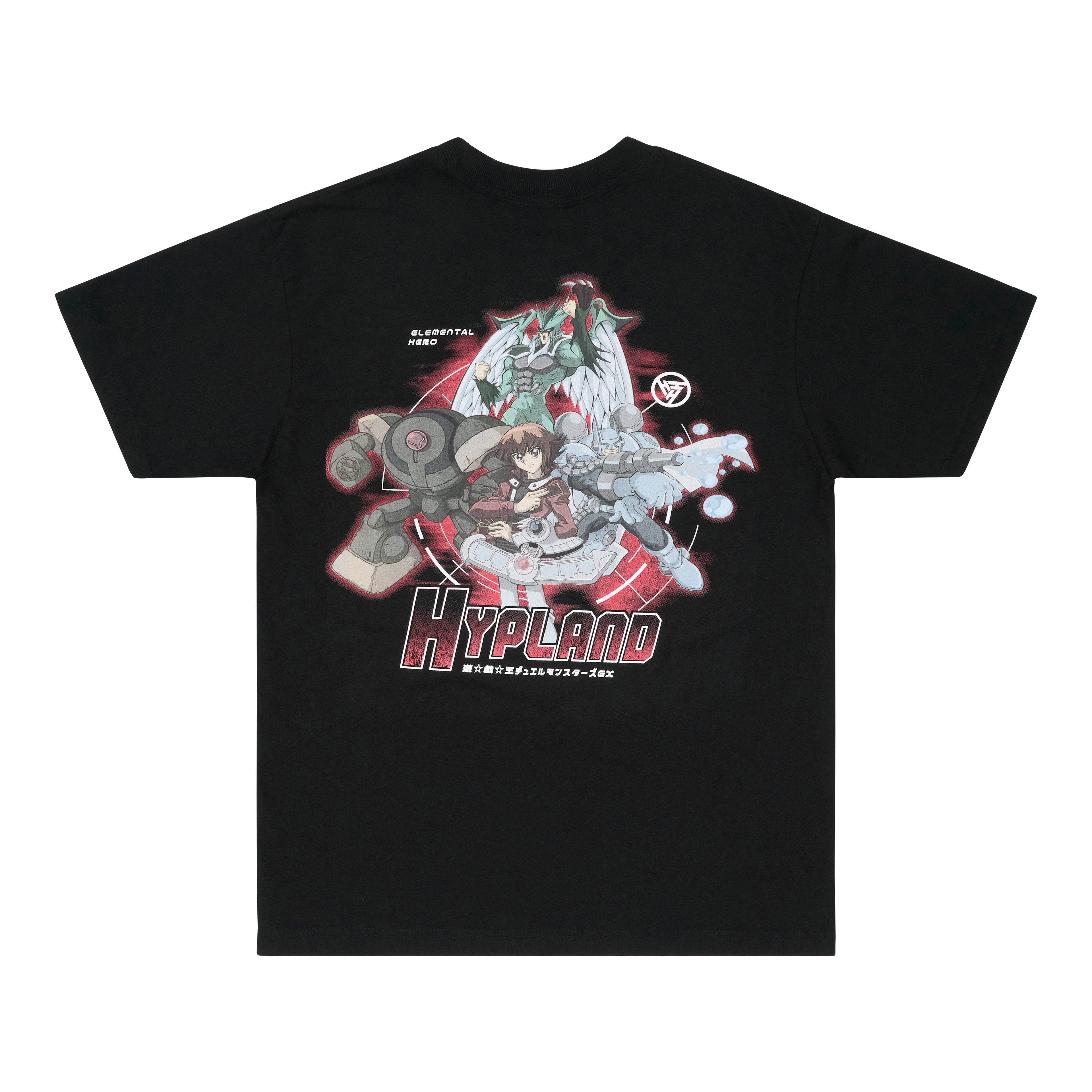 YUGIOH GROUP HEROES SHIRT (BLACK)