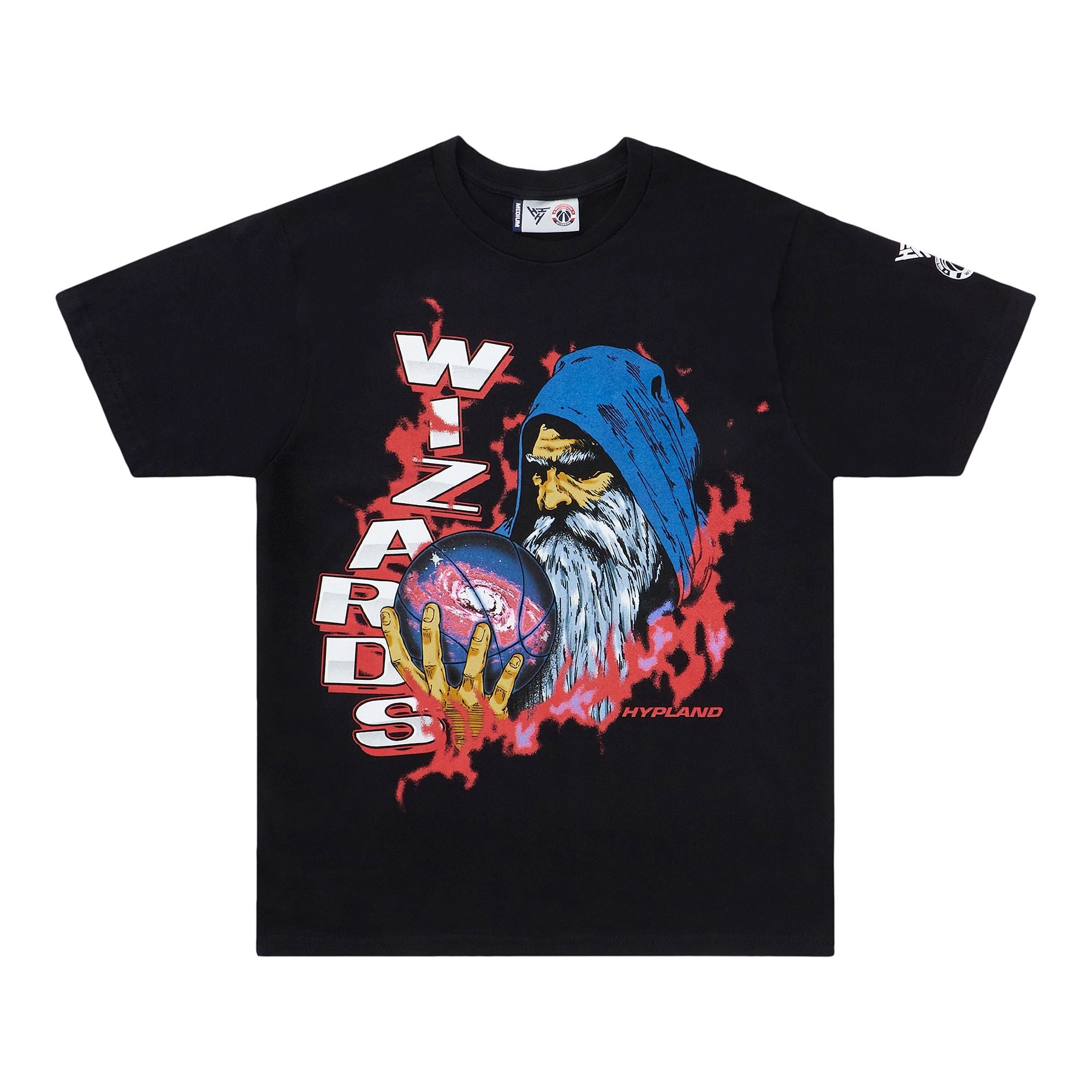 NBA WASHINGTON WIZARDS CRYSTAL BALL TSHIRT (BLACK)