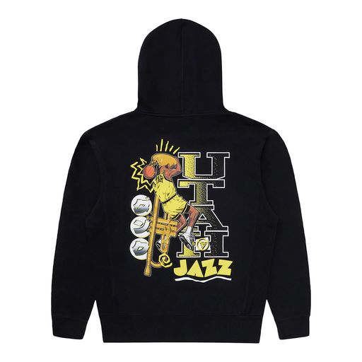 NBA UTAH JAZZ MUSIC HOODIE (BLACK)
